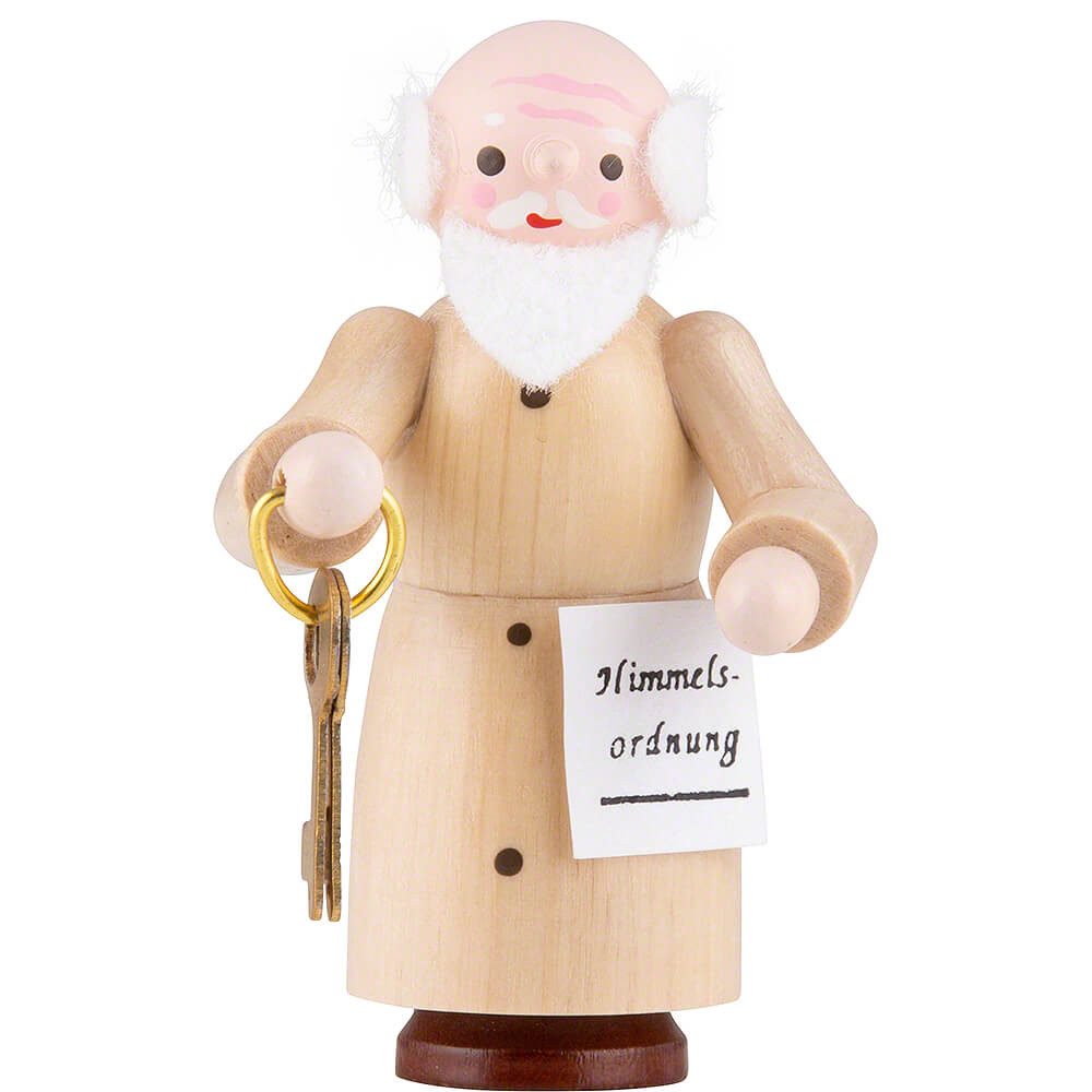 Volkskunstwerkstatt Romy Thiel Dekofigur Thiel-Figur Petrus - natur (5,5cm) von Romy Thiel