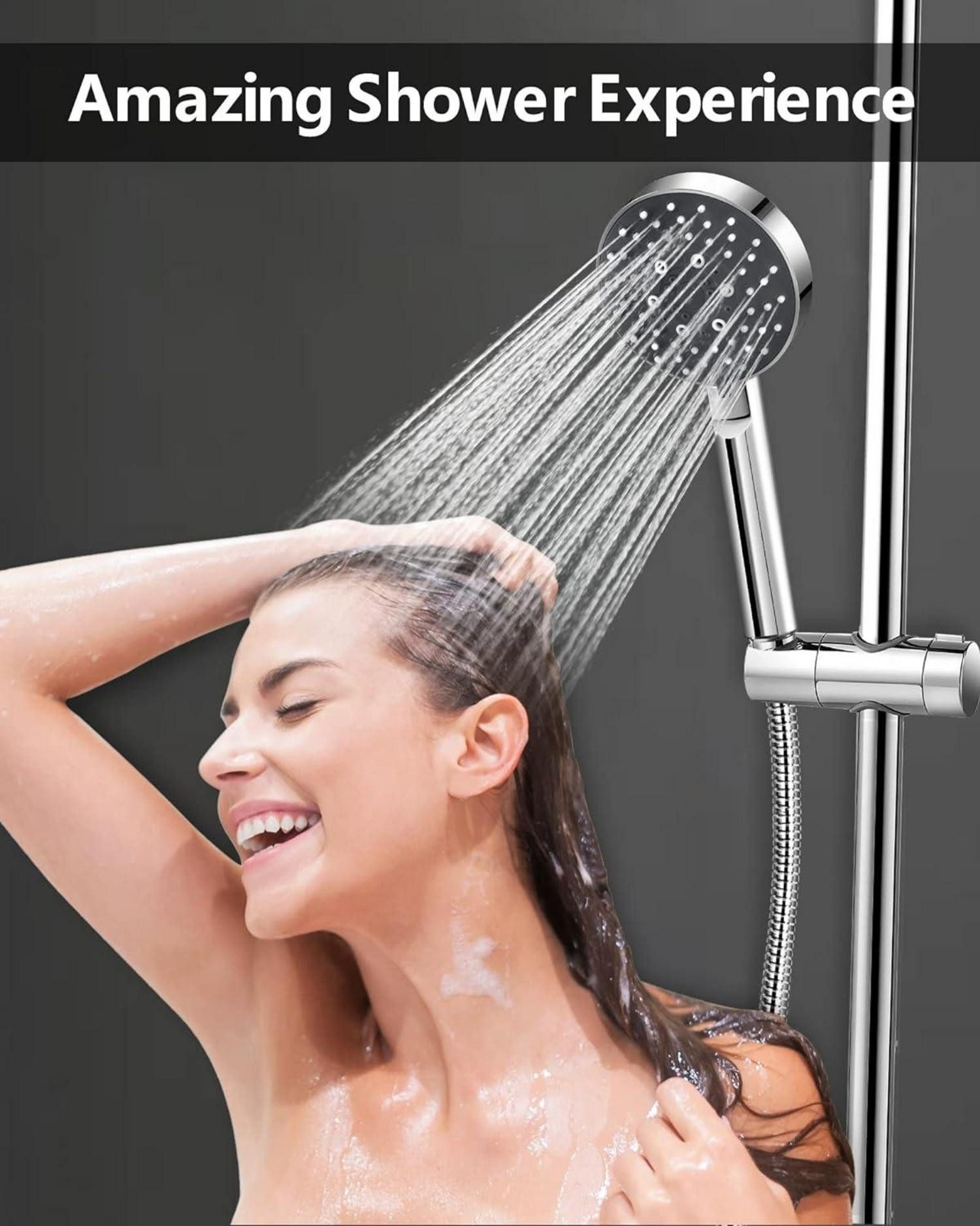 LuxusKollektion Handbrause Duschkopf Wassersparend mit Schlauch günstig online kaufen