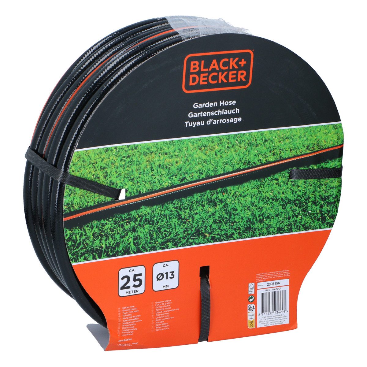 Black + Decker Gartenschlauch BLACK+DECKER Gartenschlauch 25M