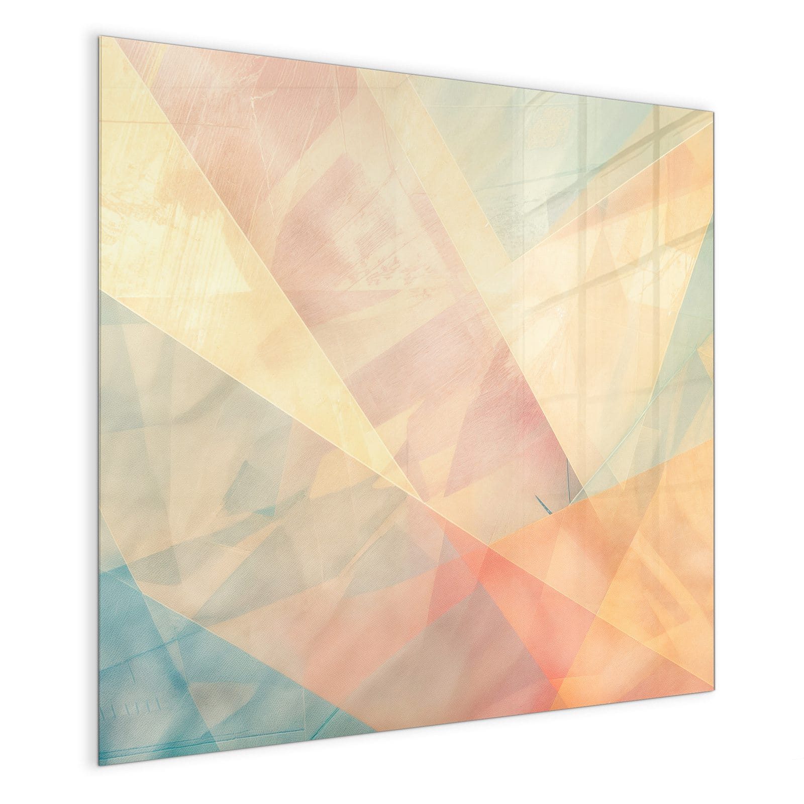 Primedeco Magnettafel Glas Farbiges Geo Muster Pinnwand Whiteboard beschrei günstig online kaufen