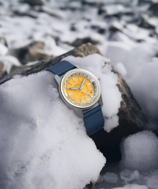 DETOMASO Automatikuhr WORLD EXPLORER AUTOMATIC SILVER YELLOW