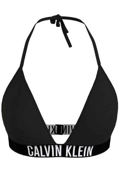 Calvin Klein Swimwear Triangel-Bikini-Top »Classic«, mit Schriftzug