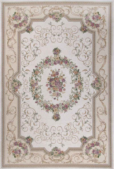 Teppich Flomi Florentina, THEKO, rechteckig, Höhe: 4 mm, Flachgewebe, Orient-Optik, ideal im Wohnzimmer & Schlafzimmer