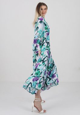 YC Fashion & Style Sommerkleid "Floral-Dream Maxikleid aus Viskose" Alloverdruck, Boho, Casual, gemustert, mit Volant