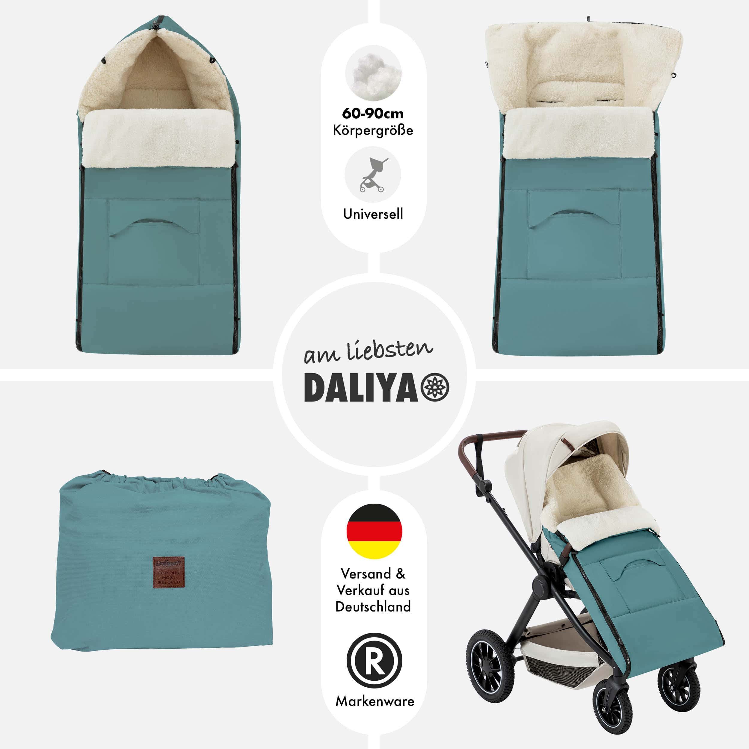 Daliya® Fußsack Schlafsack und Fußsack für Buggy und Sportsitz, Winterfußsa günstig online kaufen