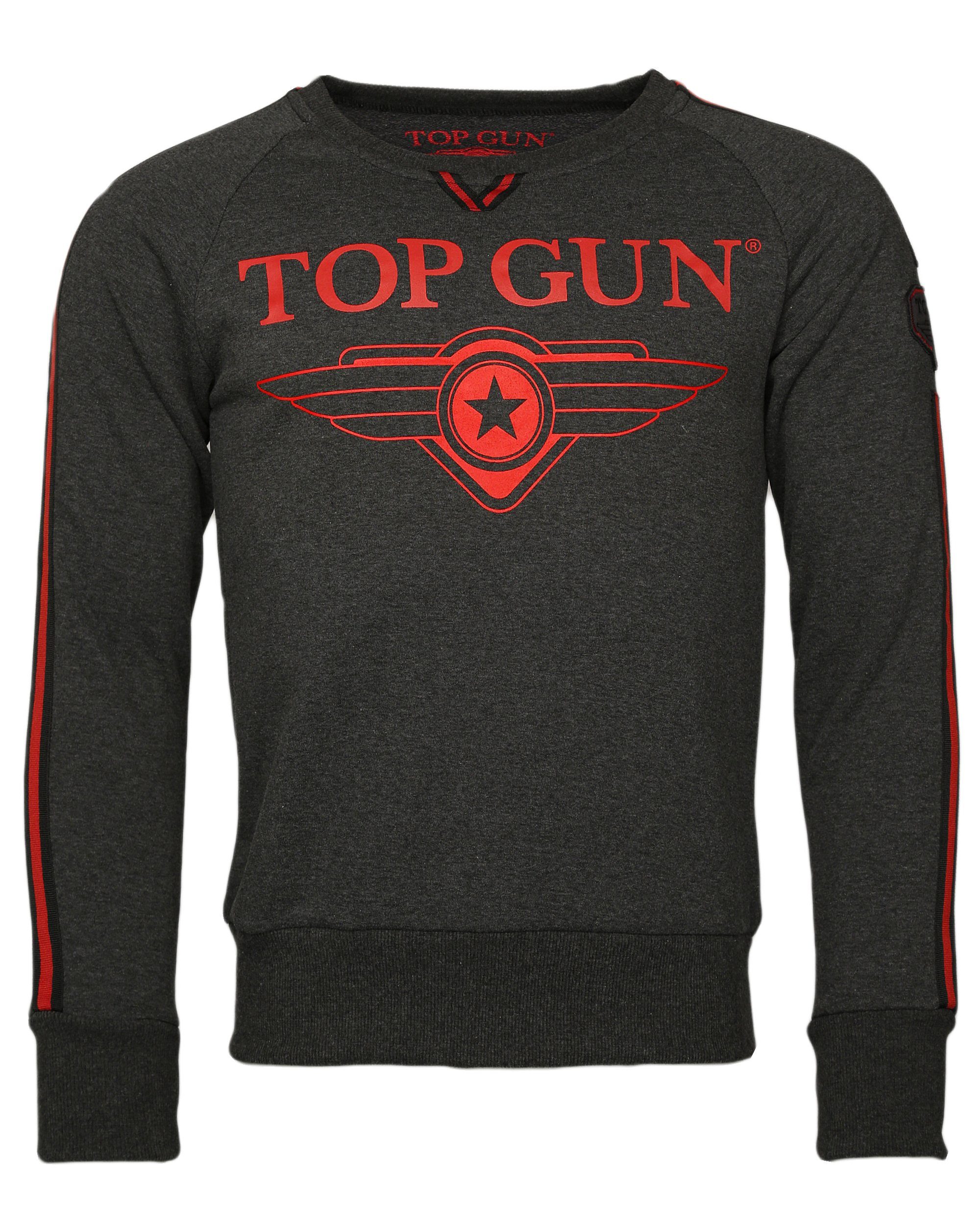 TG20191013 Streak TOP GUN Sweater anthracite