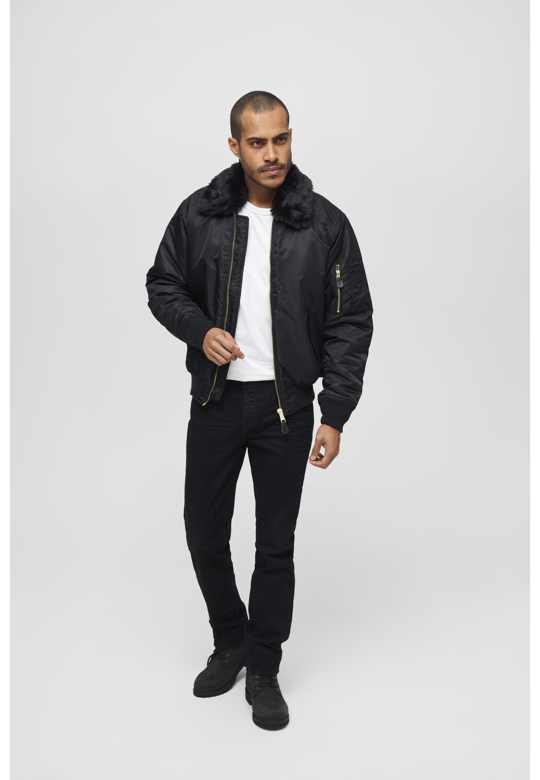 Brandit Winterjacke Brandit Herren MA2 Jacket Fur Collar (1-St)