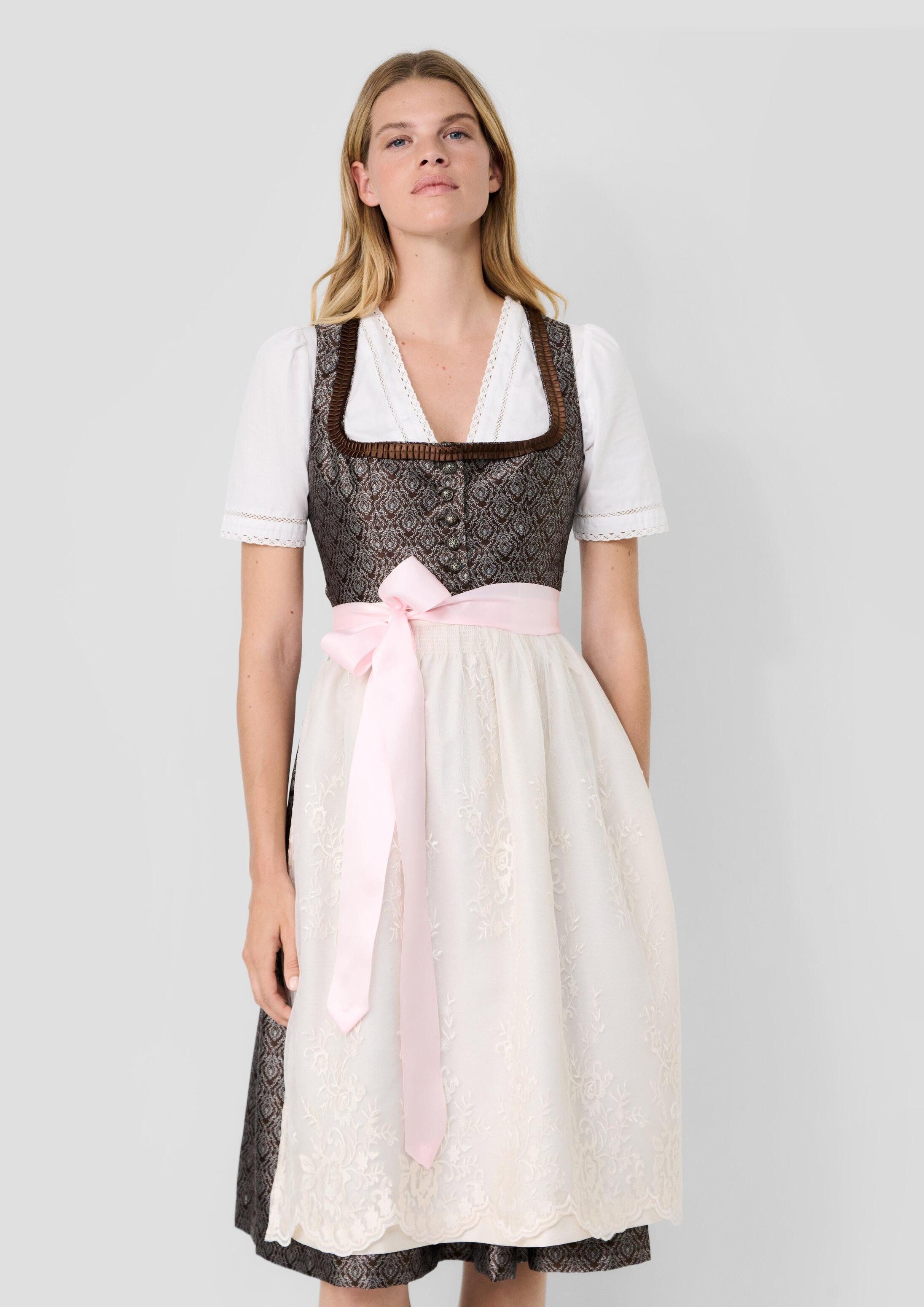 s.Oliver Midikleid Kleid Dirndlkleid mit Schürze