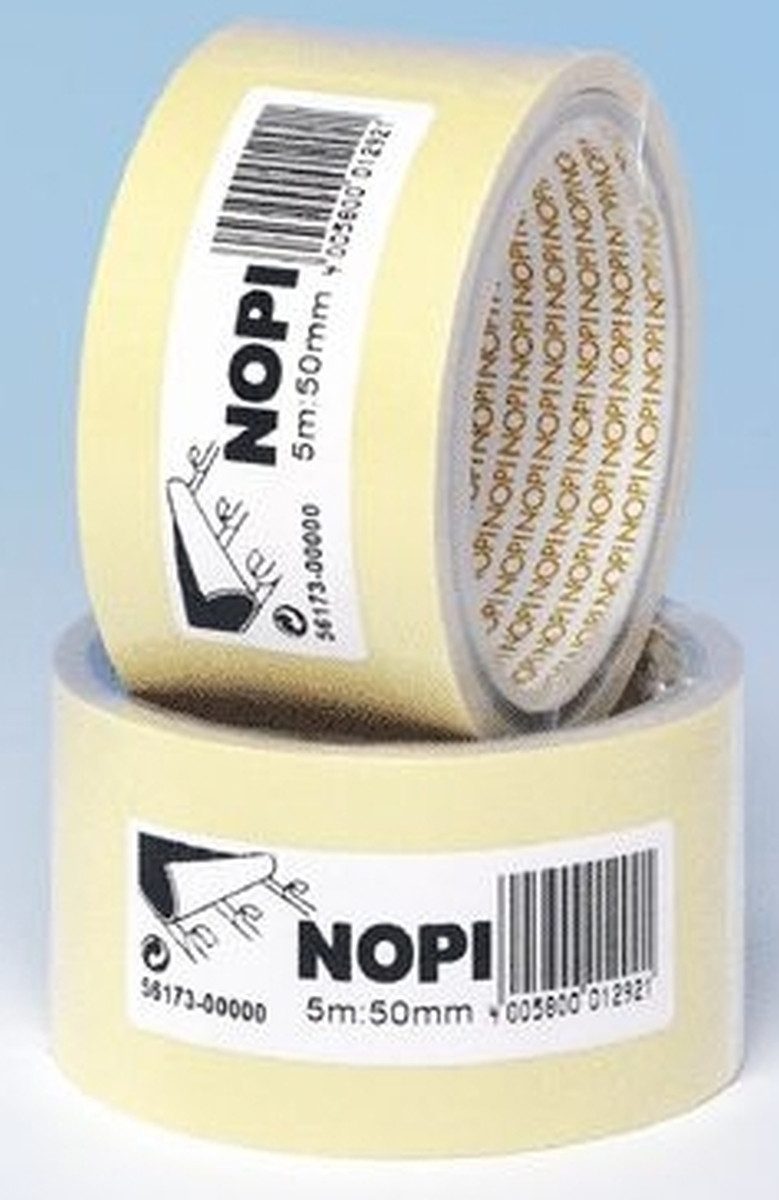 NOPI Klebeband Klebeband doppelseitig 5mx50mm Packung mit 6 Stück