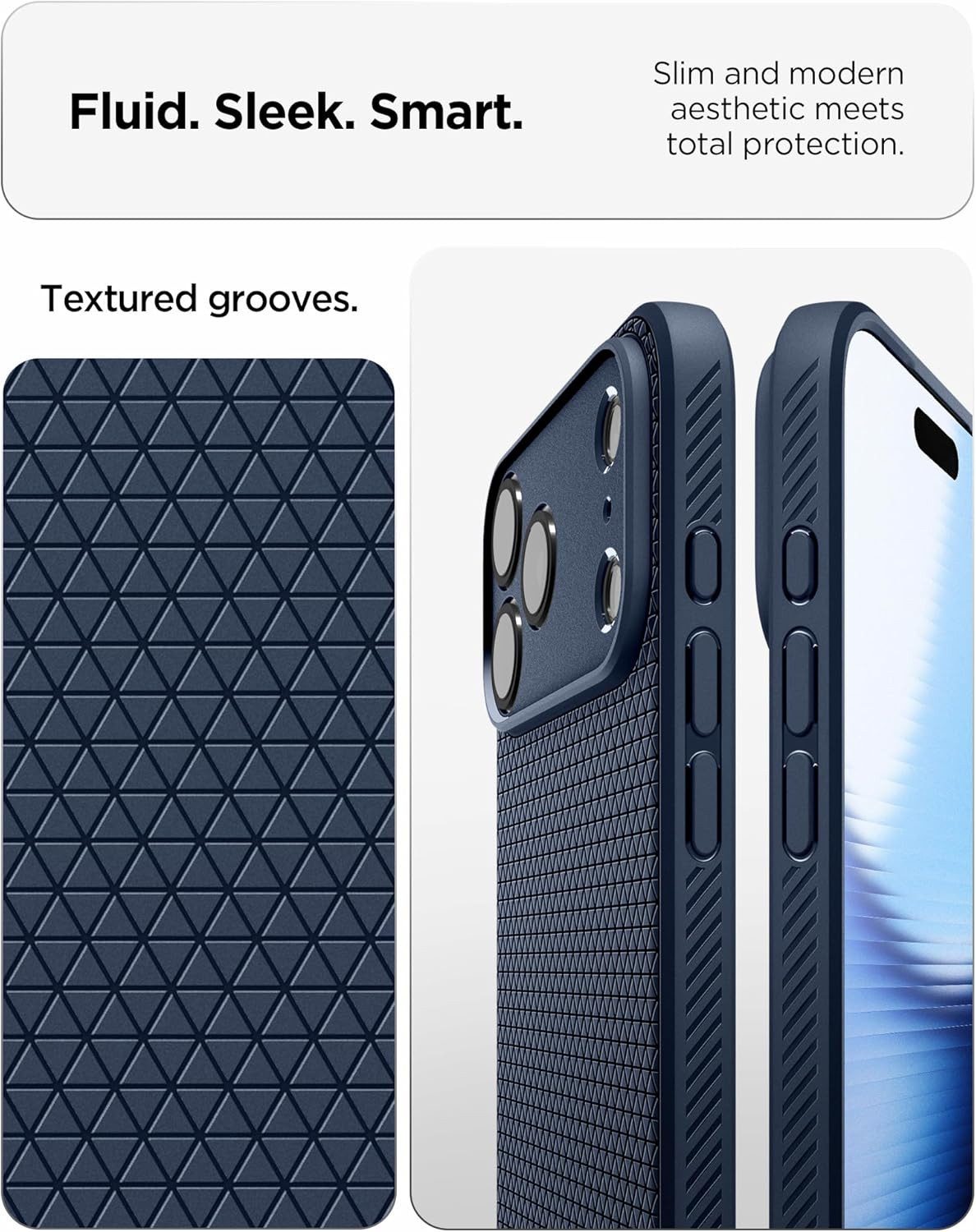 Spigen Handyhülle Hülle für iPhone 17 Pro Max Case Schutzhülle Handyhülle Robust 6,9 Zoll, Air Cushion® Technologie, Militärstandard-Schutz, Robust, Stoßfest – Bild 3 von 5