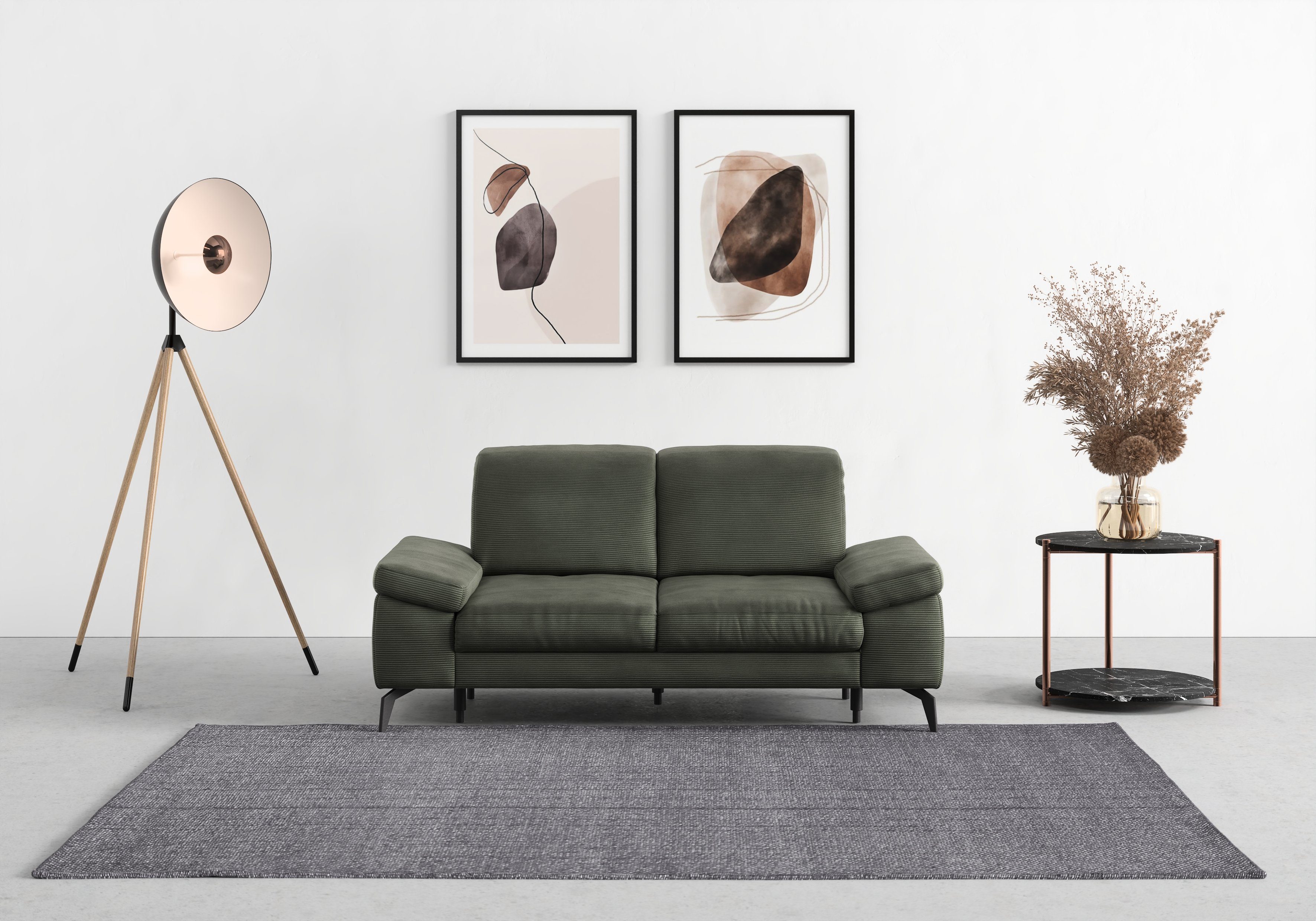 sit&more 2-Sitzer Cabana, Breite 191 cm, wahlweise mit Sitztiefen- und Kopfteilfunktion