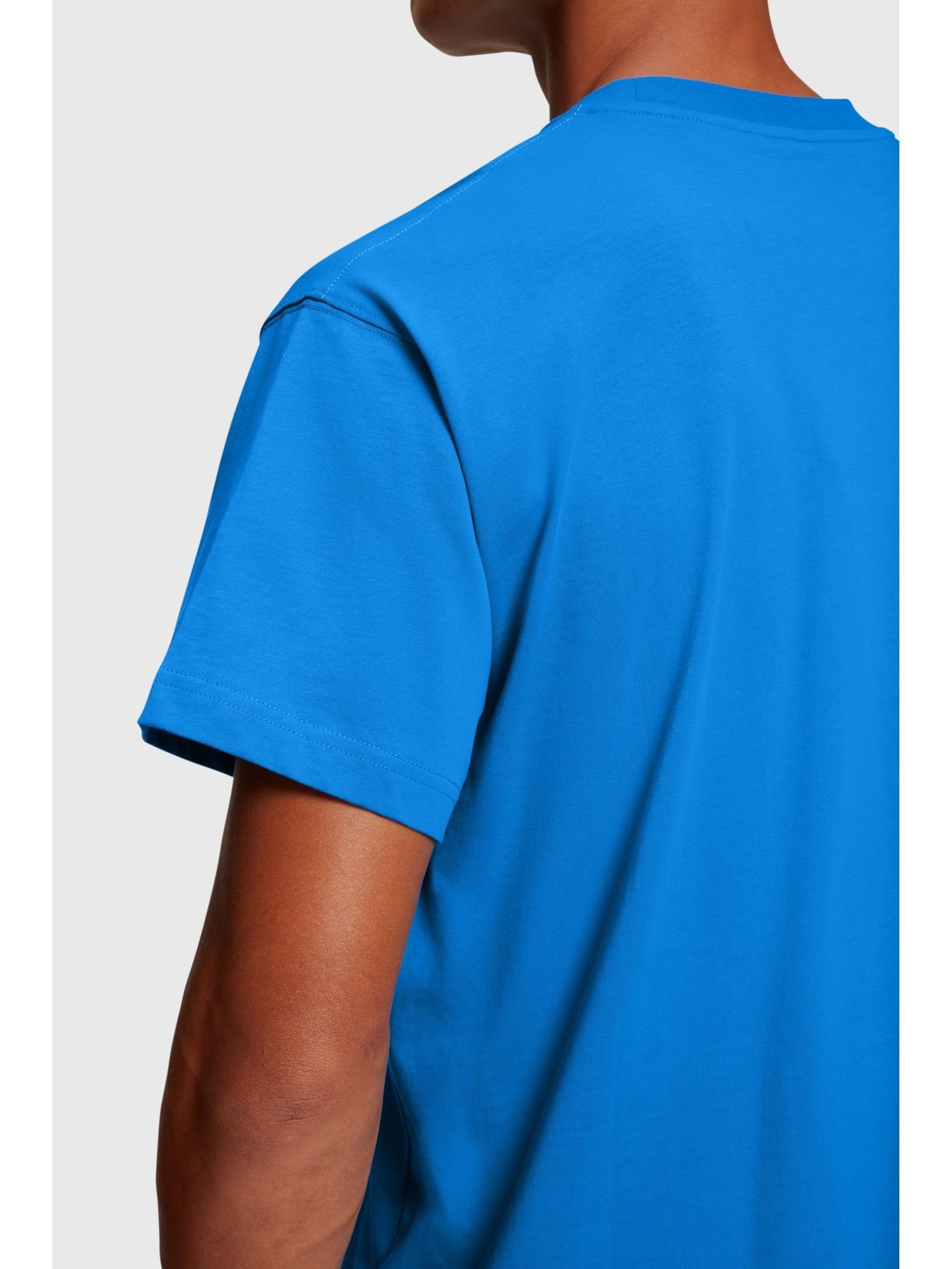 Esprit T-Shirt Yagi Archive mit (1-tlg) BLUE T-Shirt Grafik-Logo