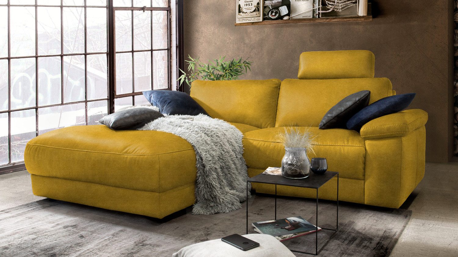 KAWOLA Ecksofa LOLA, Couch L-Form rechts günstig online kaufen