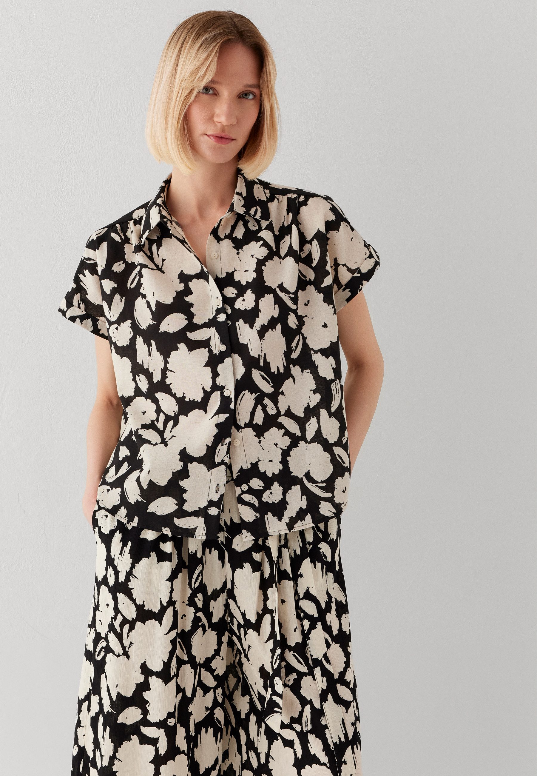 Mavi Klassische Bluse SHORT SLEEVE WOVEN SHIRT Bluse kurzarm