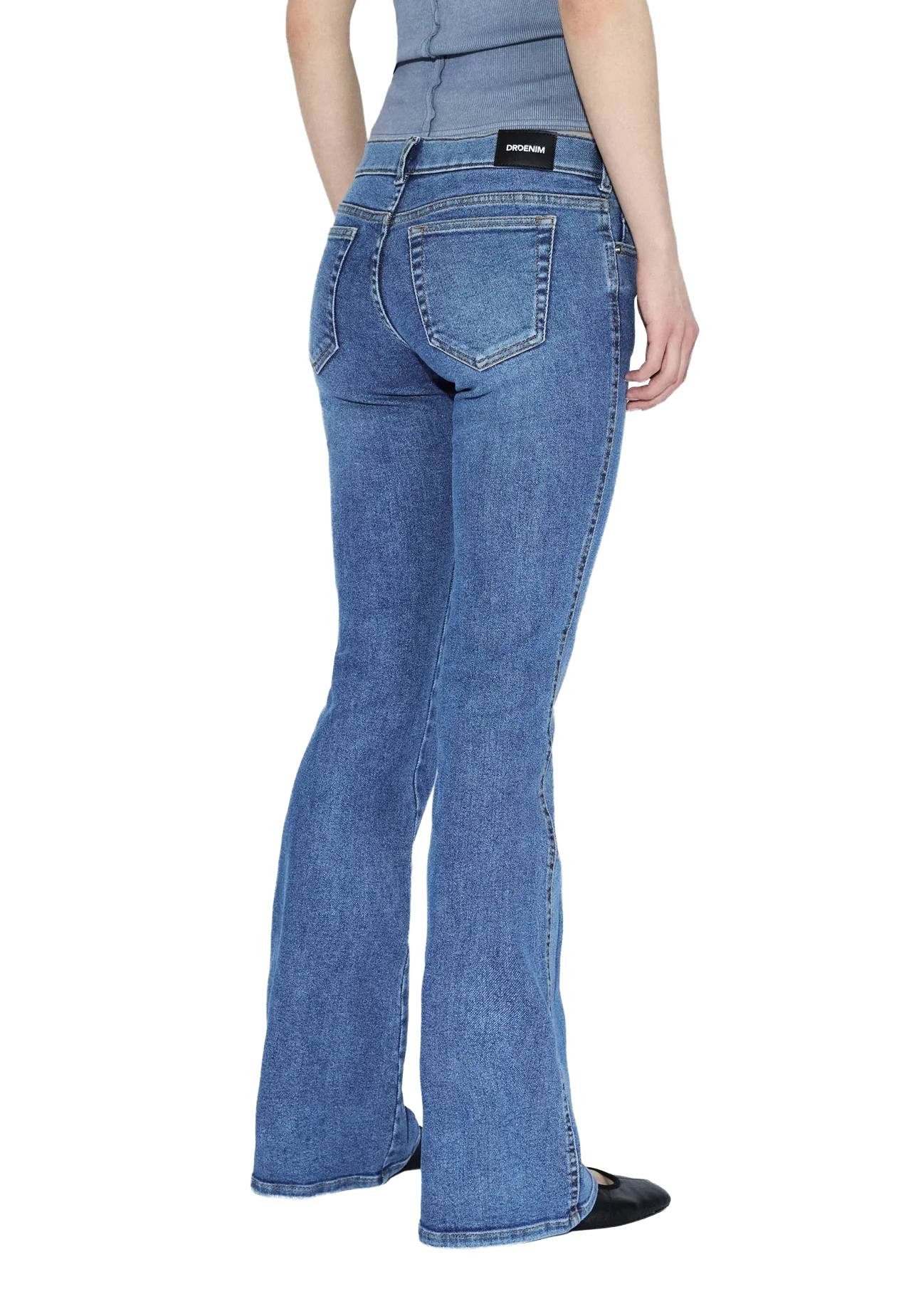 Dr. Denim Skinny-fit-Jeans Jeans Dr.Denim Kily Low Bootcut-Cape Sky Shade Bootcut-Bein