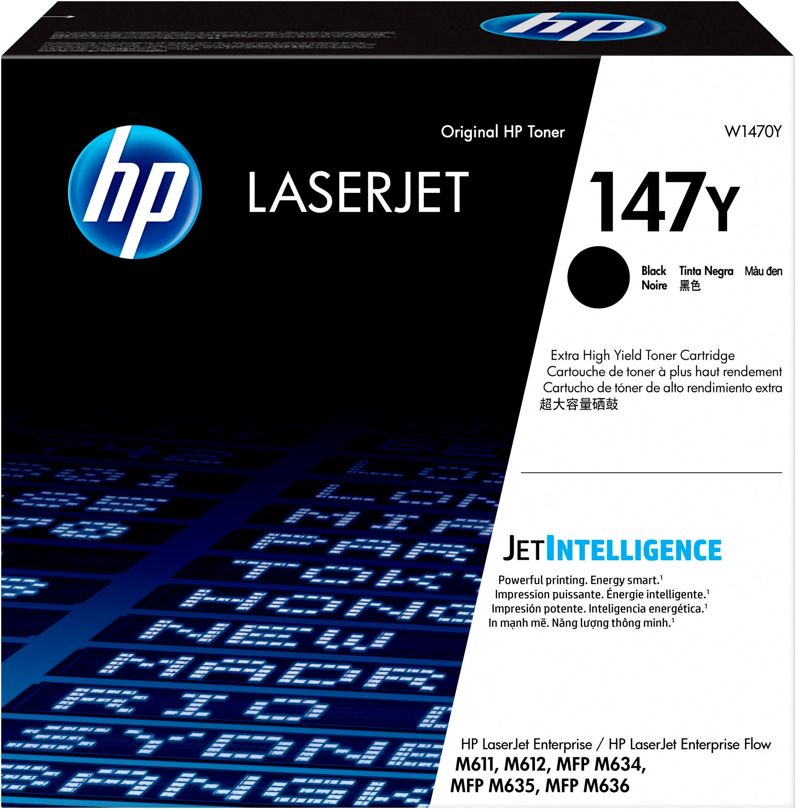 HP Tonerpatrone HP original Toner 147Y (W1470Y) Black