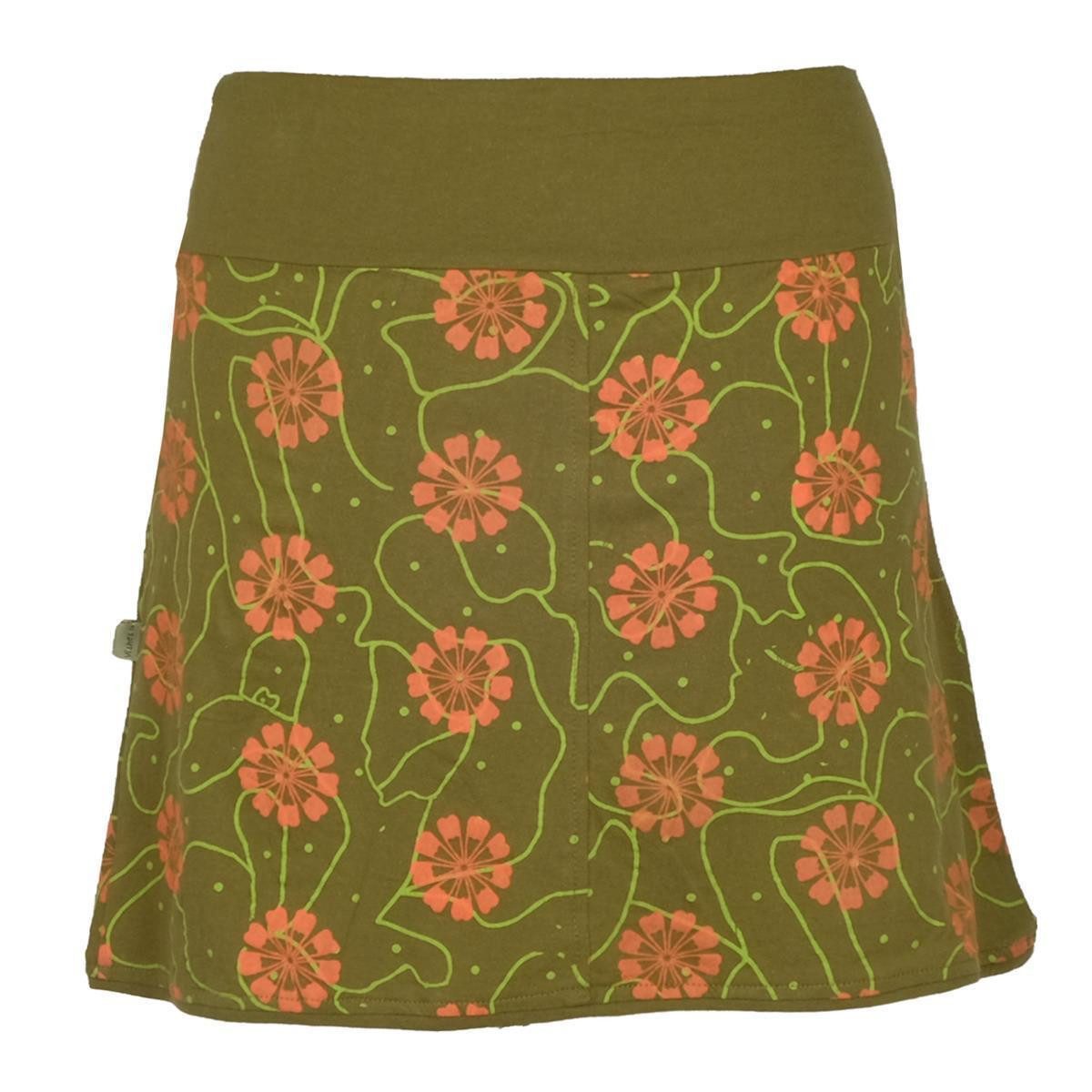 Vishes Jerseyrock Baumwoll-Rock 70er 80er Jahre günstig online kaufen