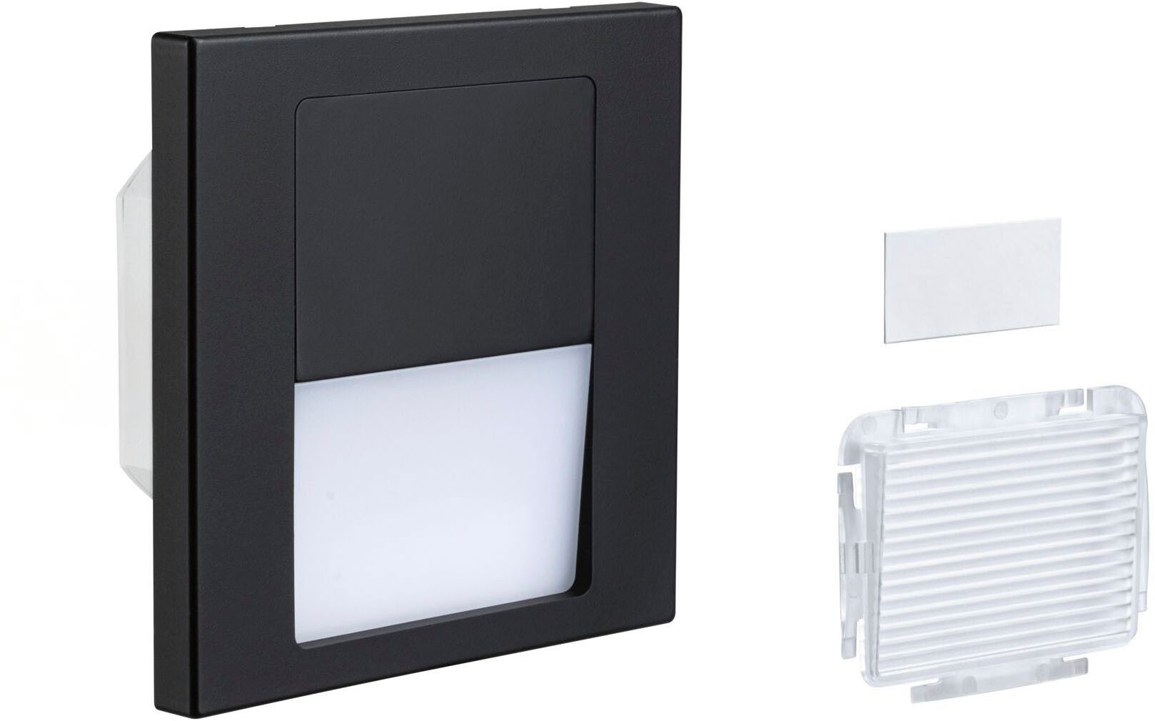 Paulmann LED Einbauleuchte LED Wandeinbauleuchte Tsaro eckig 80x36mm, LED f günstig online kaufen