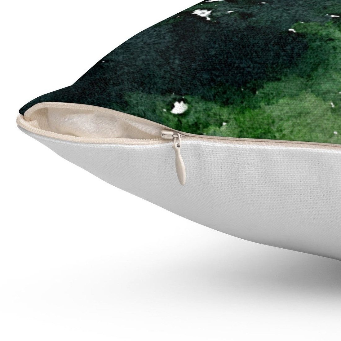 L Rempel Art Kissenbezug Kissenbezug Samt 45x45cm, Design einer Künstlerin aus der USA, handgefertigt, bedruckt in Kanada