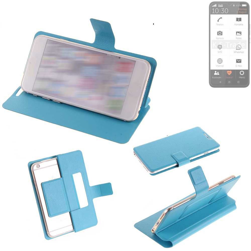 K-S-Trade Handyhülle für Gigaset GS5 Senior, Schutzhülle Handyhülle Flip cover Handy case Smartphone