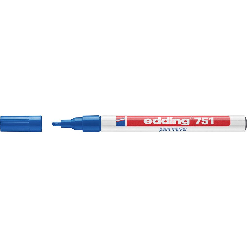 edding Lackmarker Edding 751 paint marker 4-751003 Lackmarker Blau 1 mm, 2 mm