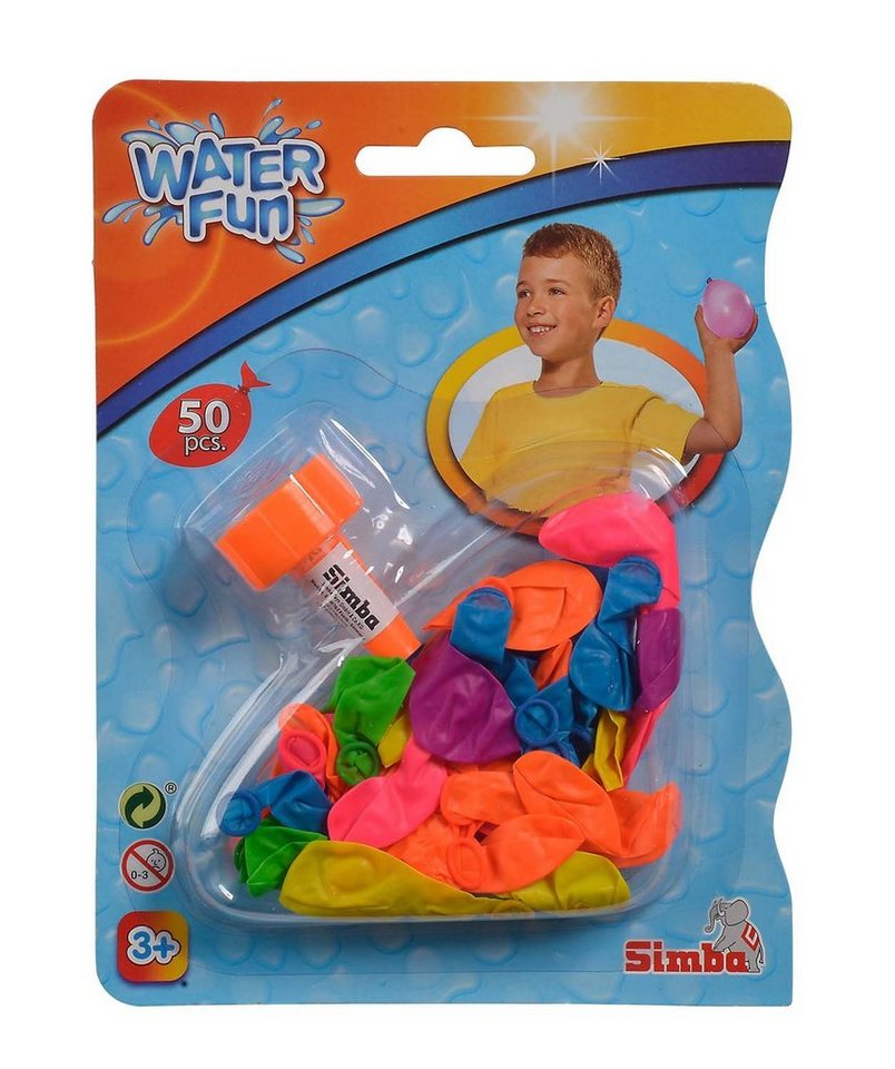 SIMBA Badespielzeug Simba 107792305 - Wasserbomben, 50 Stück, Wasserbomben