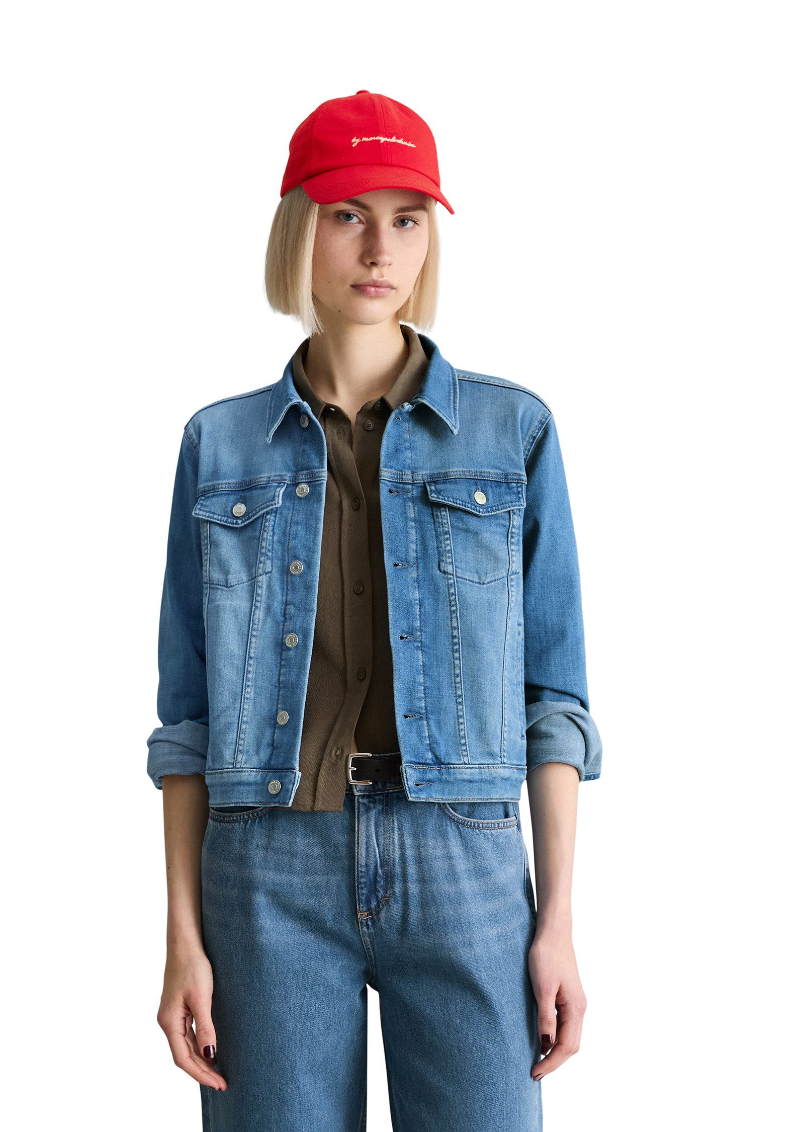 Marc O'Polo DENIM Jeansjacke aus hochwertigem Organic Cotton-Stretch