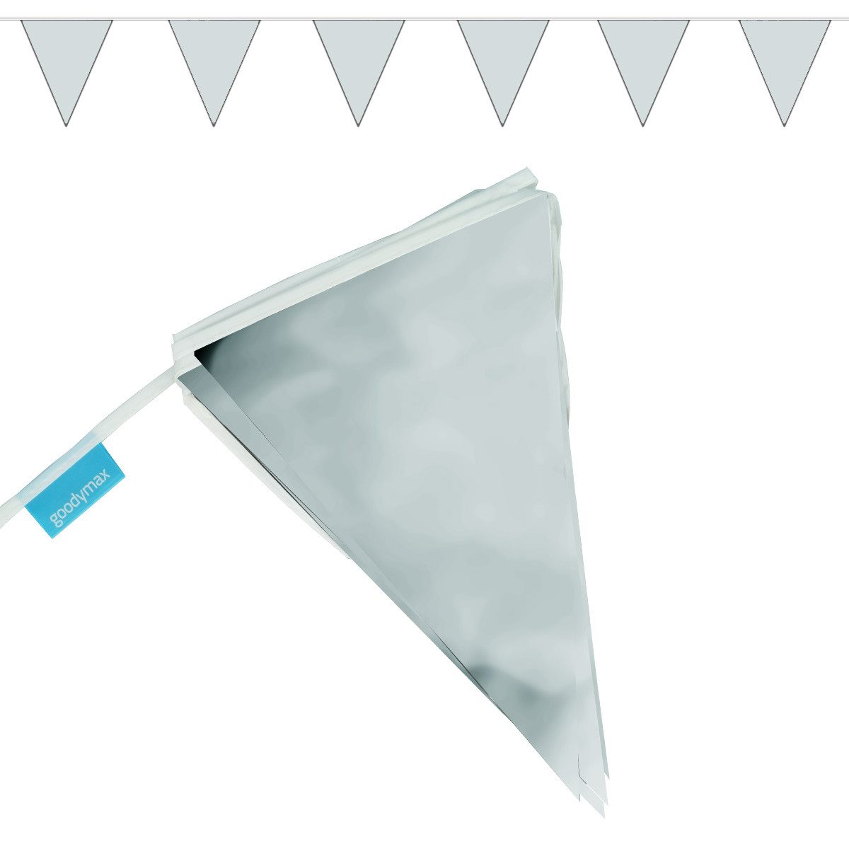 Goodymax Hängedekoration Wimpelkette 10 m, 20 Wimpel á 20 x 30 cm