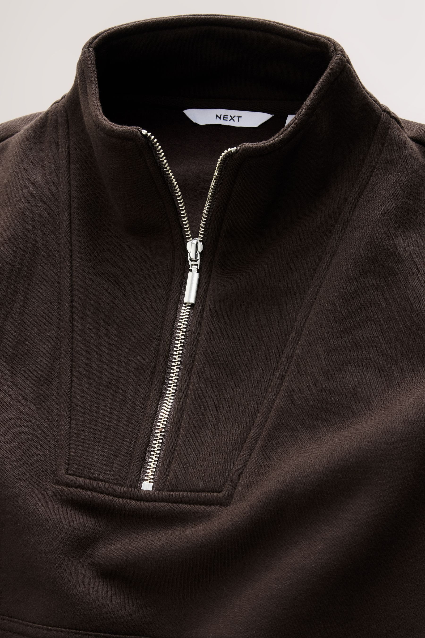 Next Sweater Relaxed Fit Jersey-Sweatshirt mit RV-Kragen (1-tlg) günstig online kaufen