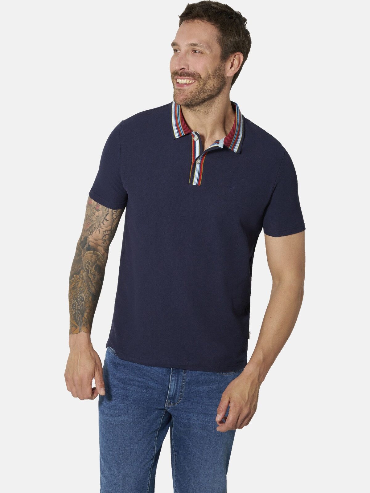 Babista Poloshirt FERNICO mit Waffelmuster