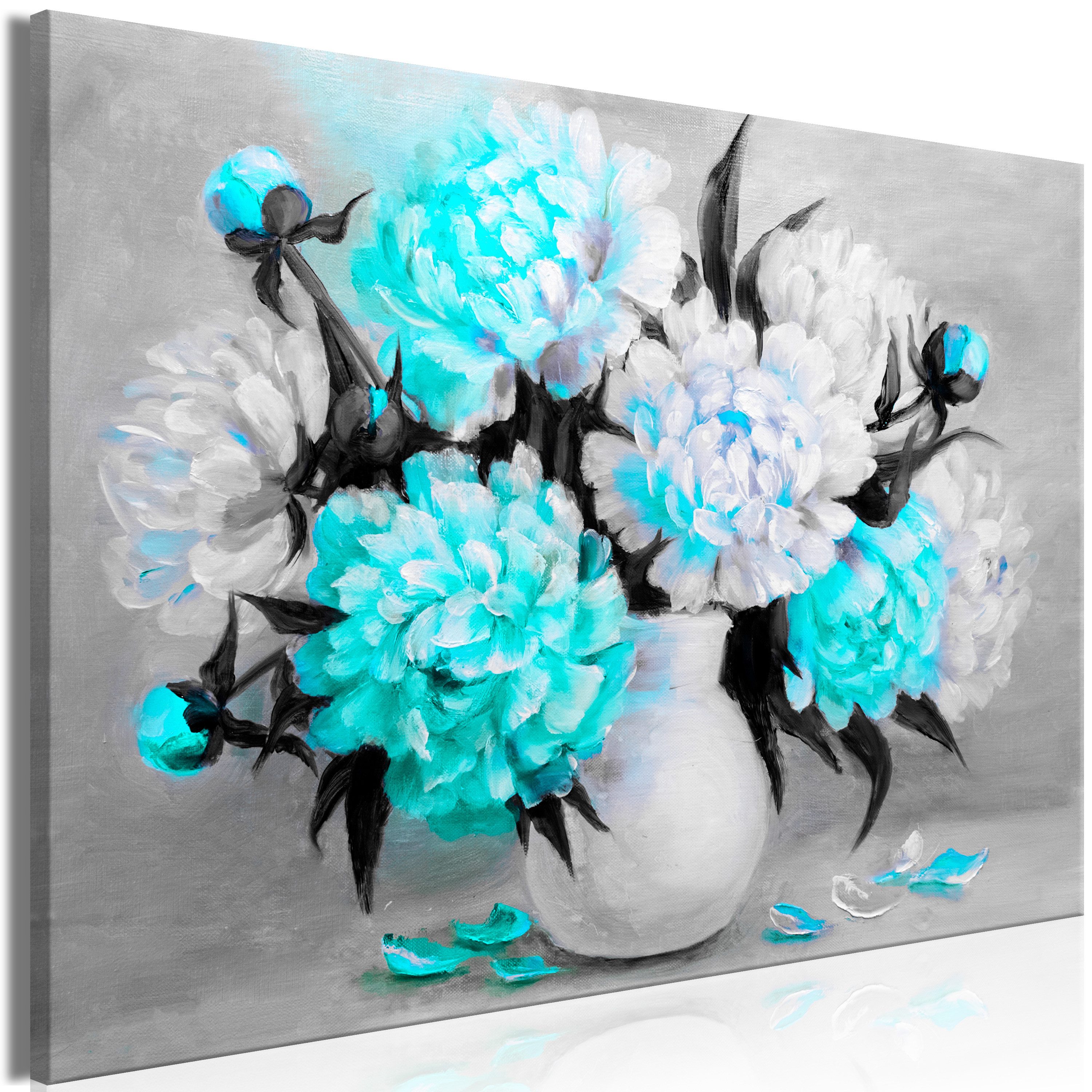 Artgeist Wandbild Fragrant Colours (1 Part) Wide Blue