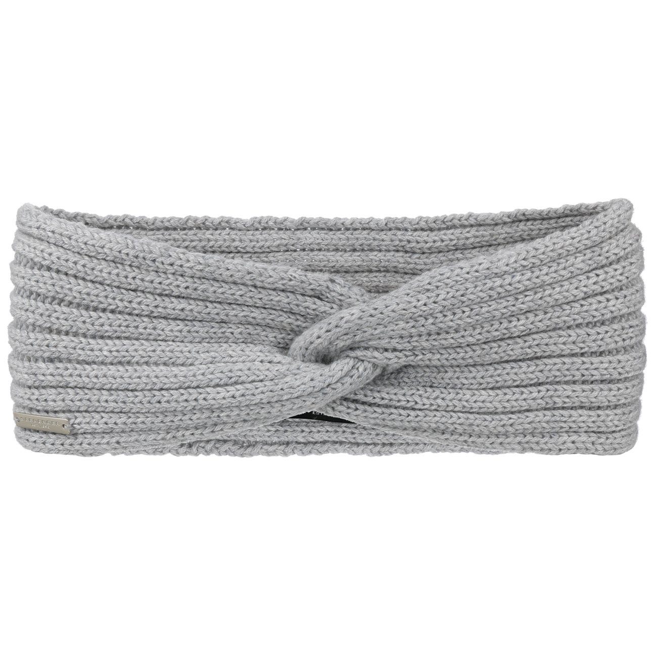 Seeberger Stirnband Mit Pailletten & Fleece-Futter – Ohrenwärmer Im Melierten Look, Einheitsgröße (ca. 55-58 Cm)