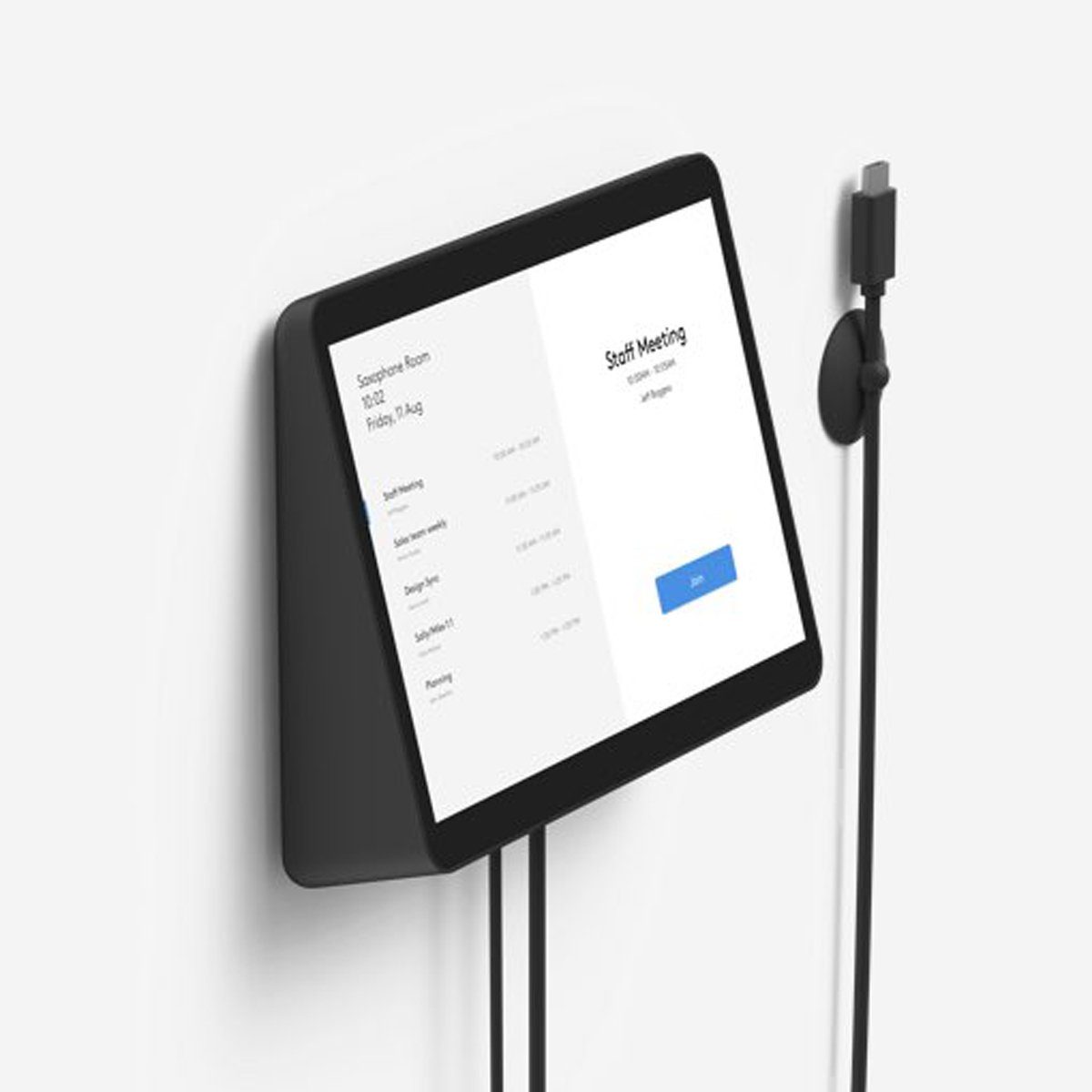 Logitech Tablet-Halterung Tap Wall Mount, (Platzsparende Wandhalterung mit Kabelmanagement)