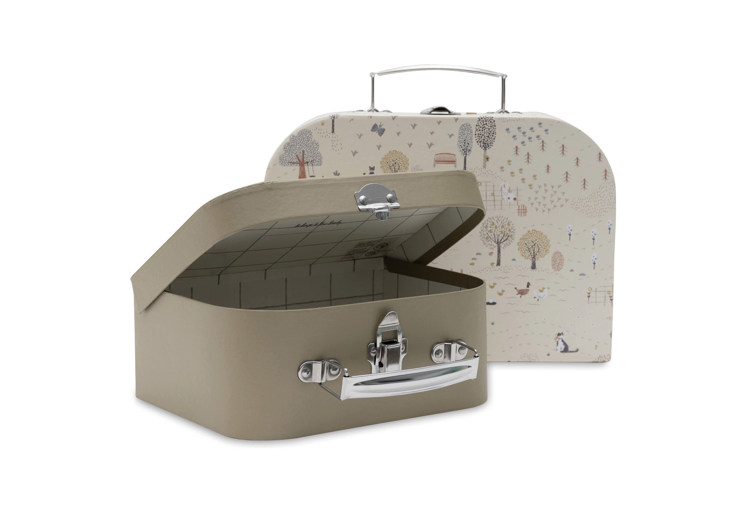 Jollein Aufbewahrungsbox Spielkoffer Set Tiny Park aus stabiler Pappe, Kind günstig online kaufen