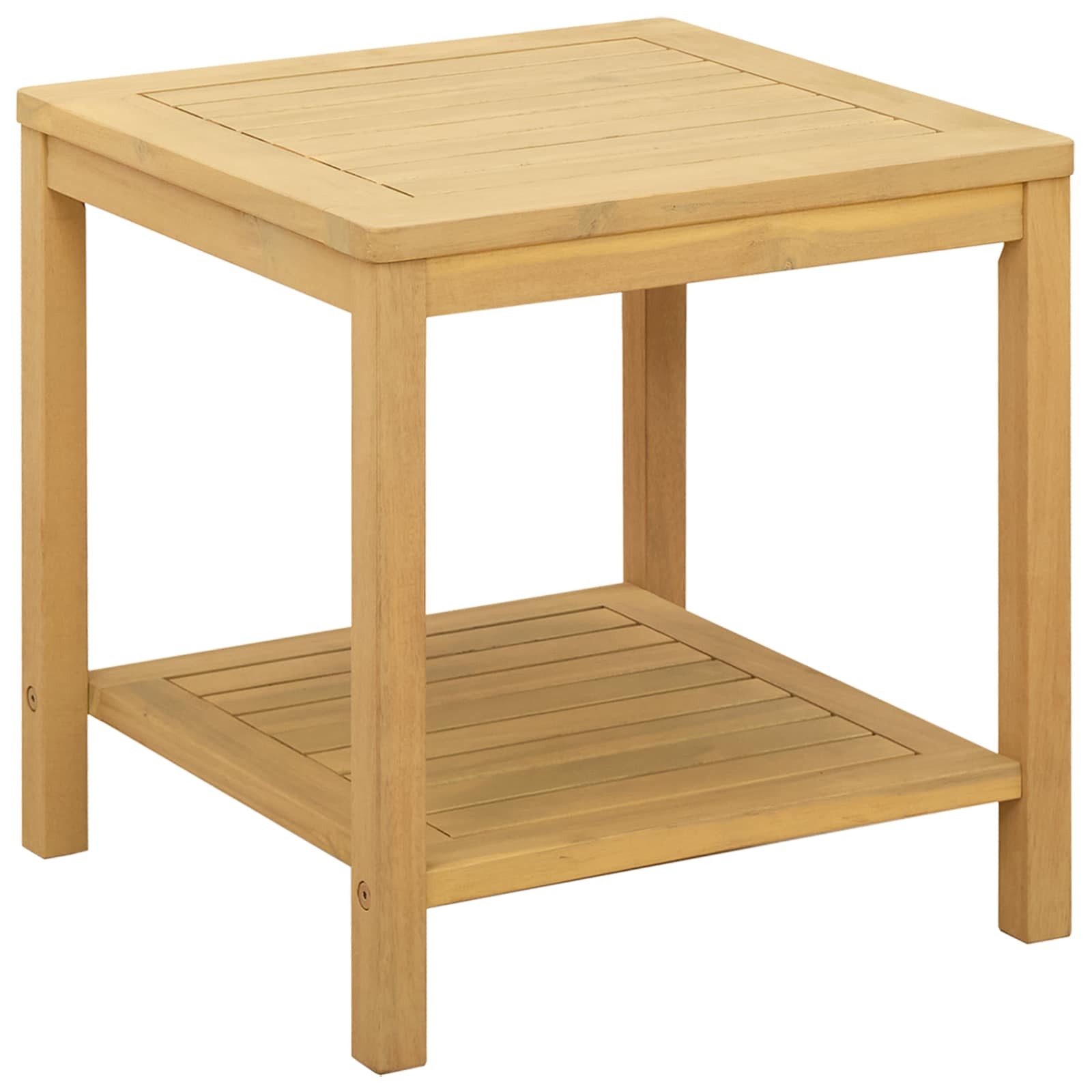 Couchtisch Beistelltisch Öl-Natur 45 x 45 x 45 cm Massivholz