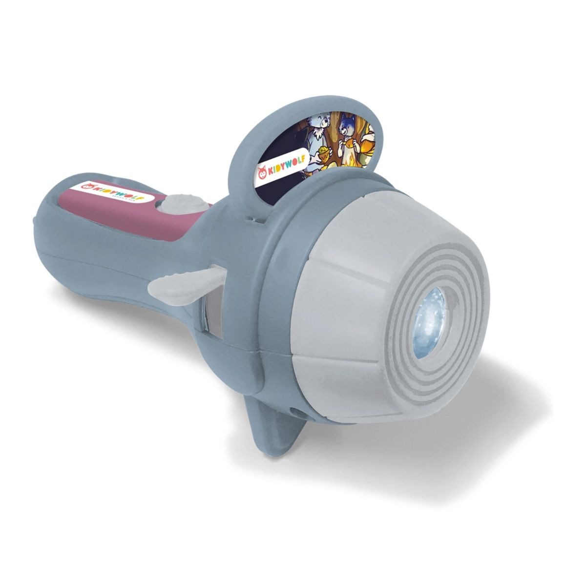 Kidywolf Taschenlampe Projektor Taschenlampe inkl. 3 Bildscheiben