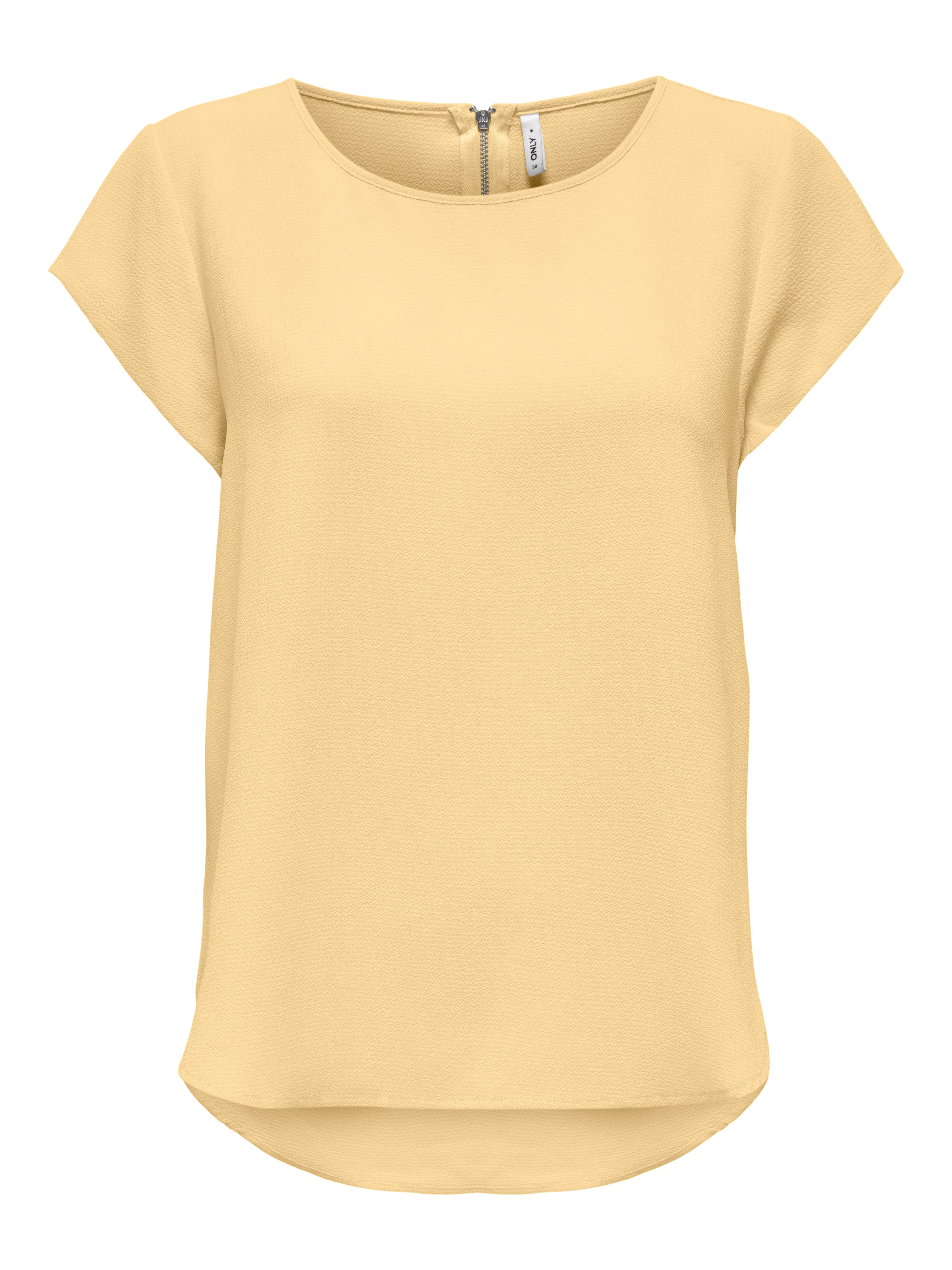 ONLY Kurzarmbluse ONLVIC – feminines Blusenshirt in lockerer Form Materialm günstig online kaufen