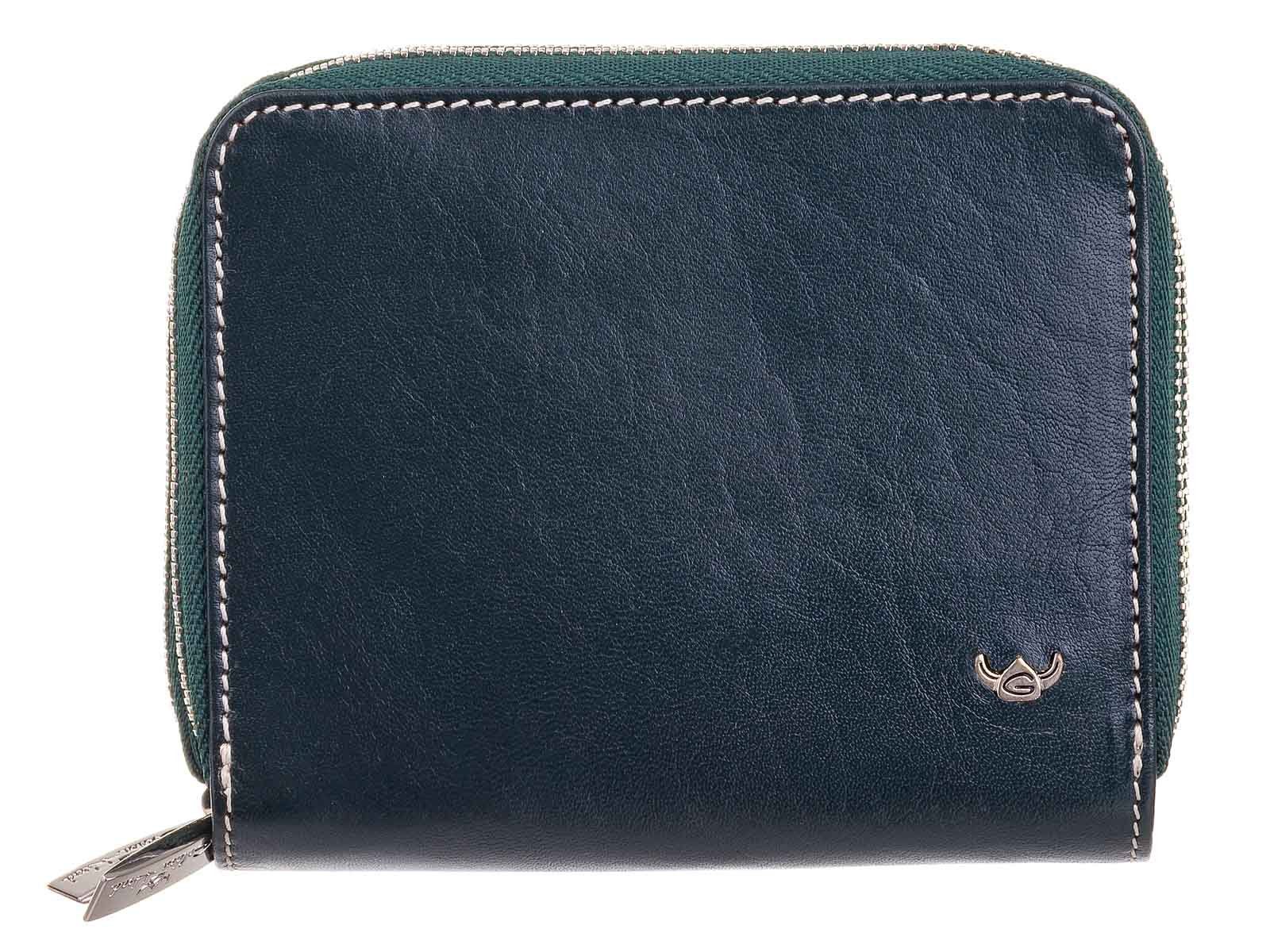 Golden Head Geldbörse Venezia Reißverschlussbörse Zipped coin pocket Geldbörse Damen (Stück, 1-tlg., 1), handgefertigt