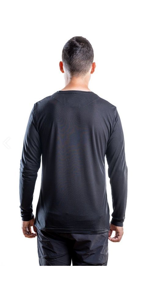 Tencel NEUALP Pure Lignum NEUALP Sl black Shirt Long midnight Longsleeve Men