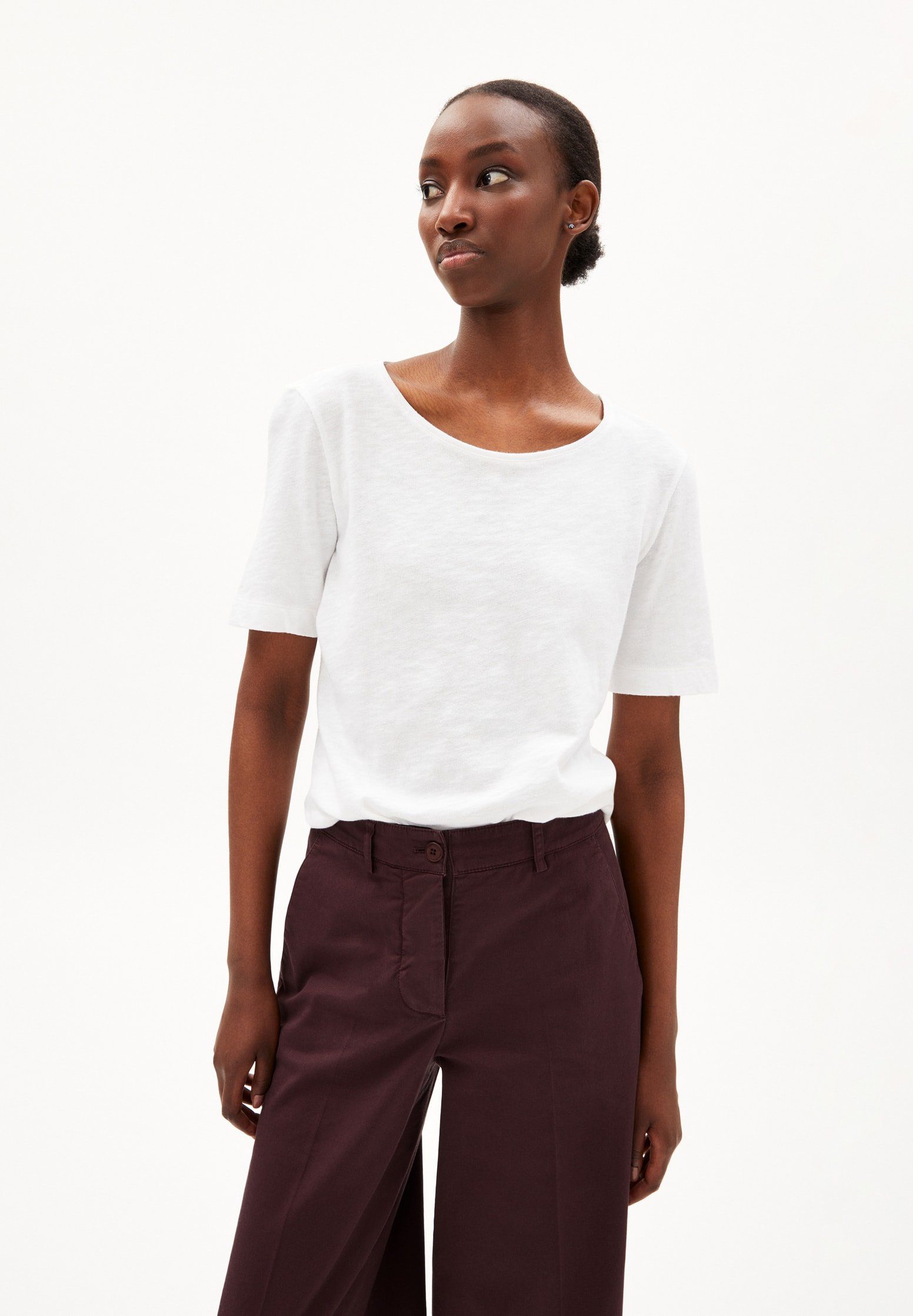 Armedangels Funktionstop JOSINAA HEAVY FLAMÈ lint