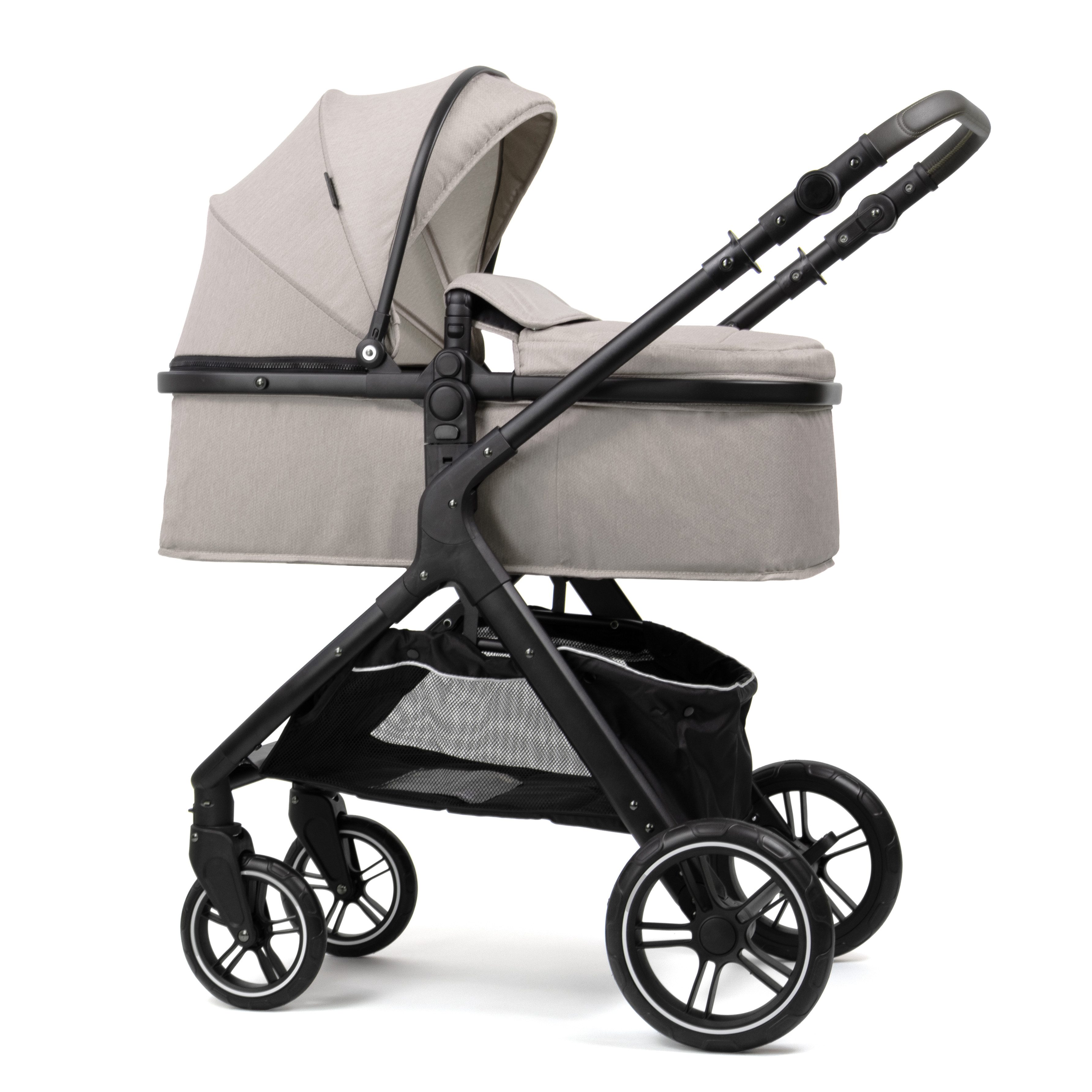 Pixini Kombi-Kinderwagen Pixini Nelio Kinderwagen 3in1 Set, Sonnenverdeck