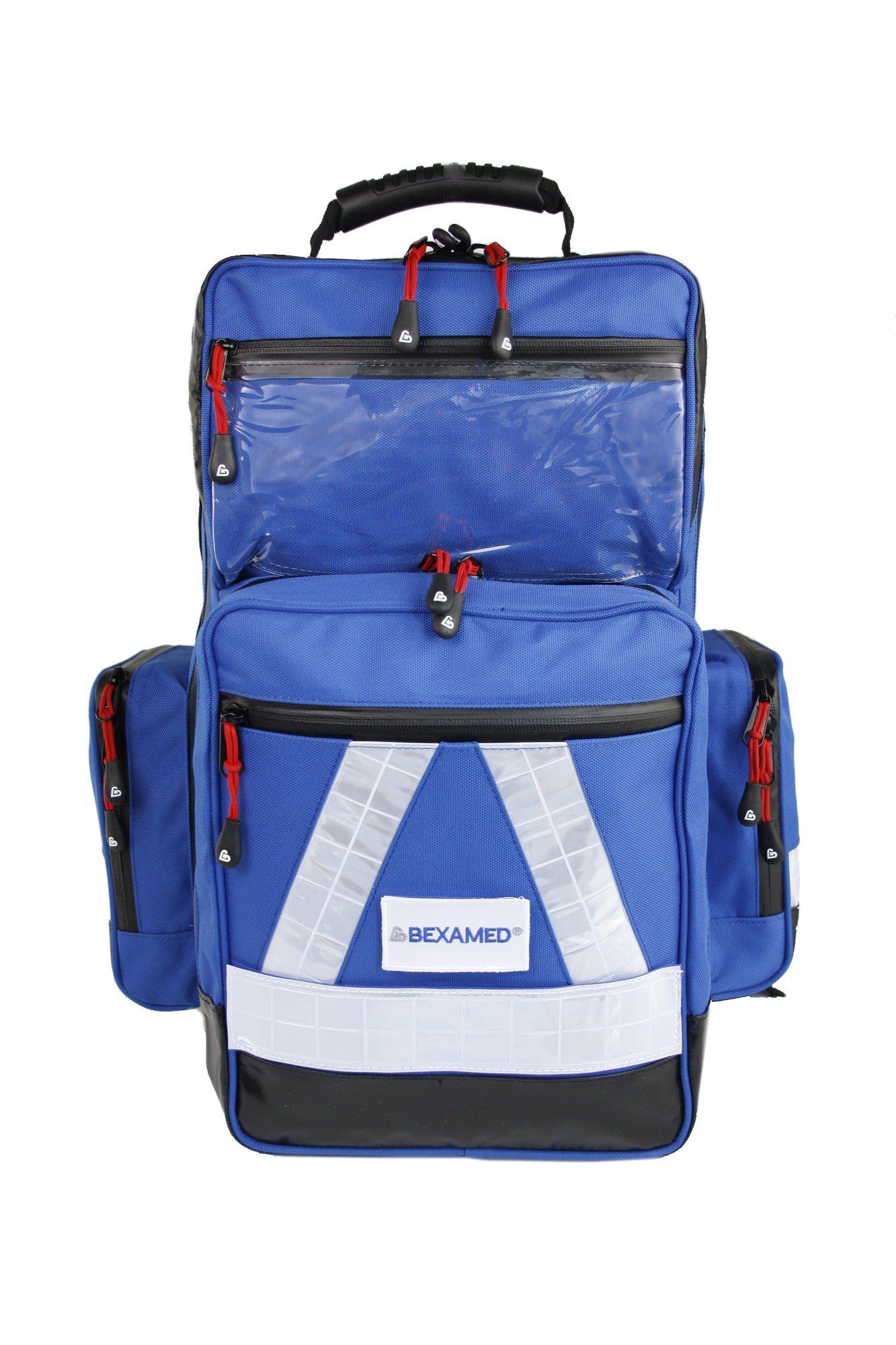 BEXAMED Arzttasche WaterStop Notfallrucksack PRO Large Teflon Shield 45 x 24 x 16 cm Blau