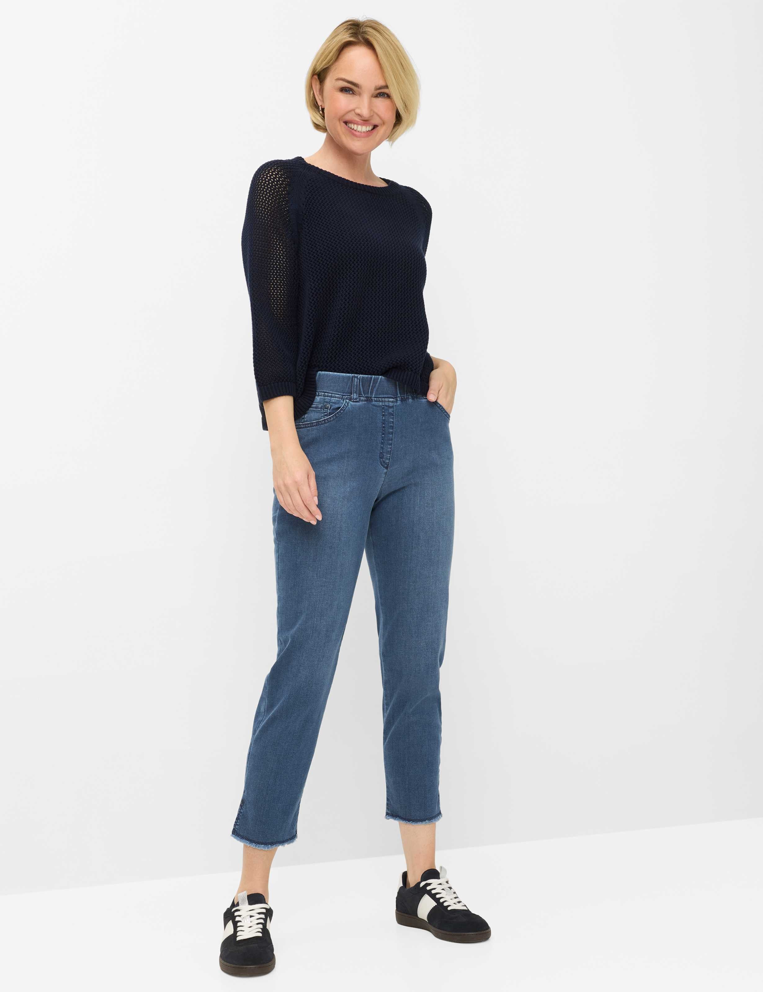 RAPHAELA by BRAX Bequeme Jeans Style CAVINA FRINGE