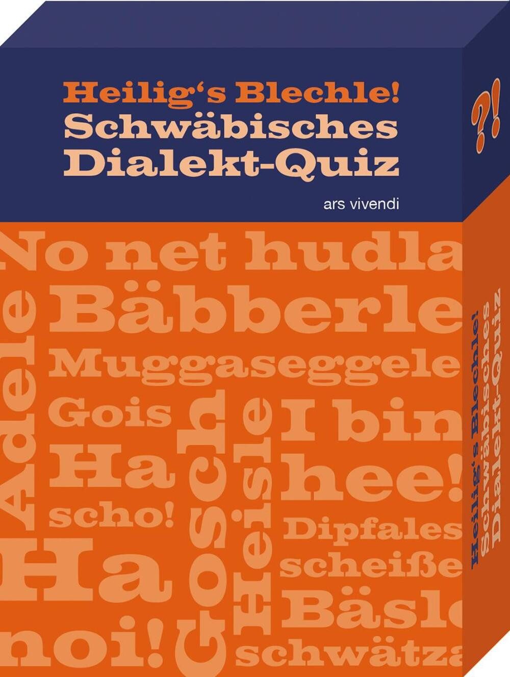 ars vivendi Spiel, Heiligs Blechle! Schwäbisches Dialekt-Quiz
