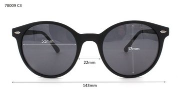 DanCarol Sonnenbrille DC-PZ-78009-HI-QUALITY-TR 90-MATERIAL-flexiblen Qualität und leicht LEICHTER KUNSTSTOFF SORGT FÜR DURCHBLICK: