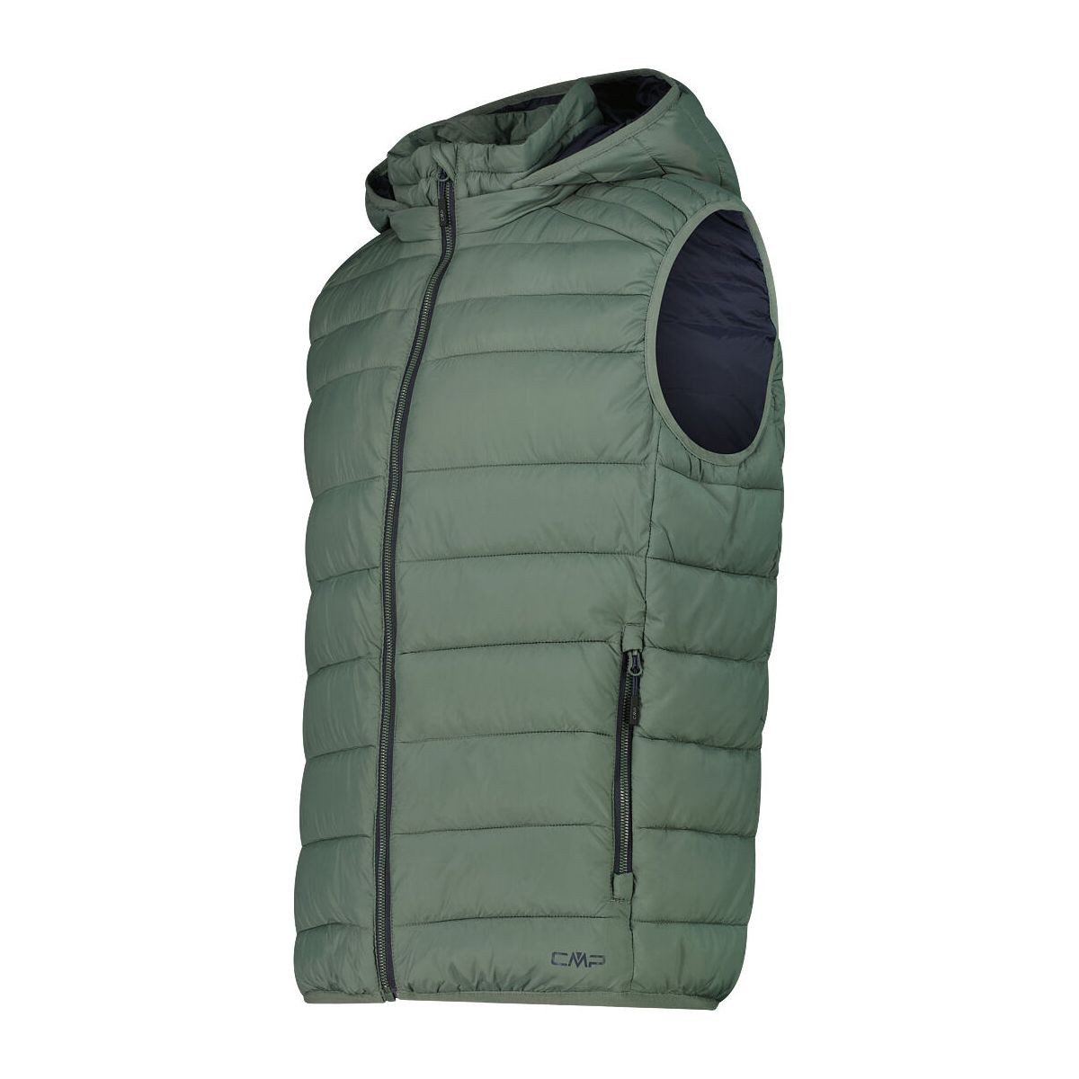 CMP Funktionsweste MAN Padded Vest Snaps Hood Herrenweste mit Thinsulate™ Wattierung, abnehmbarer Kapuze und