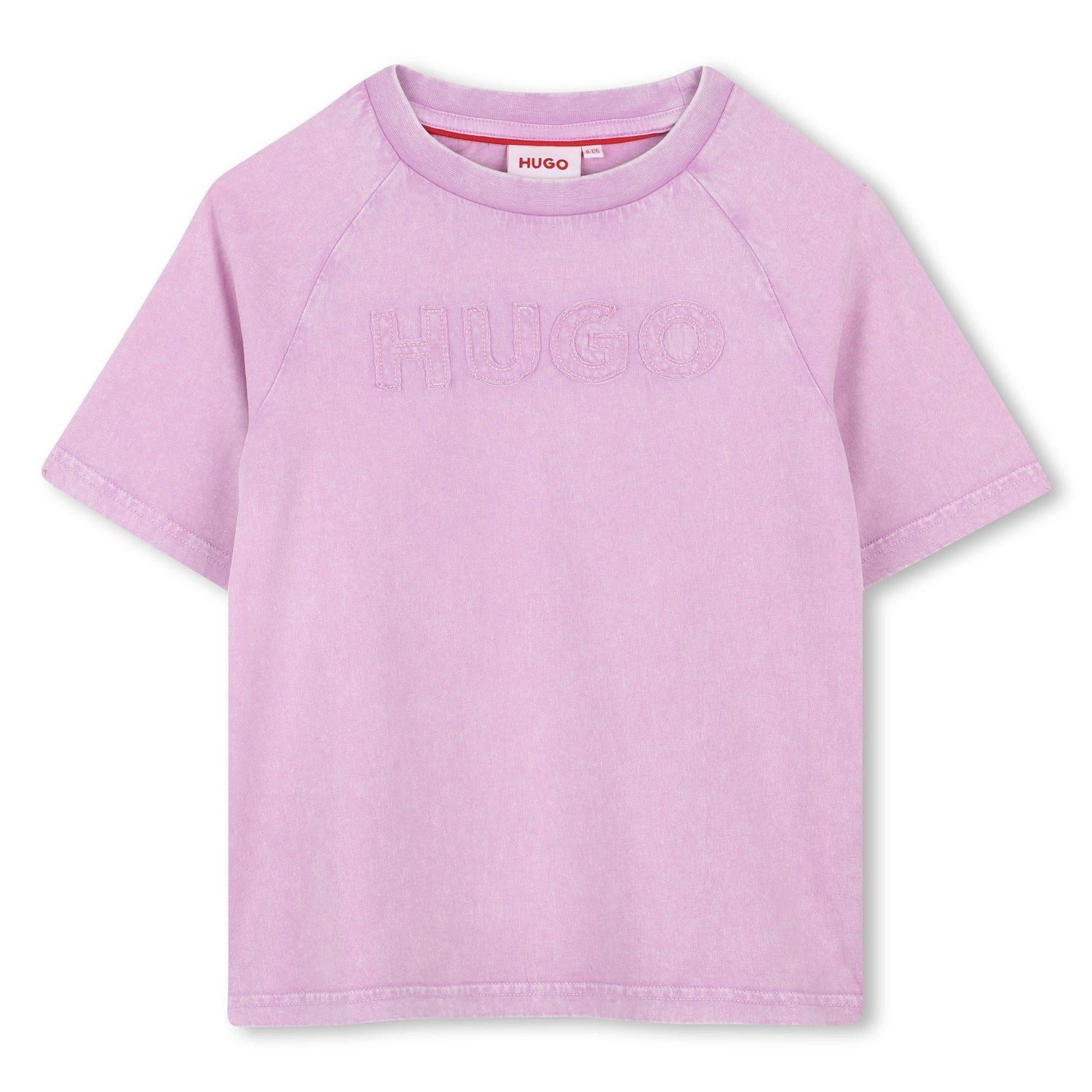 T-Shirt HUGO Kids T-Shirt „HUGO“ Logo, lila