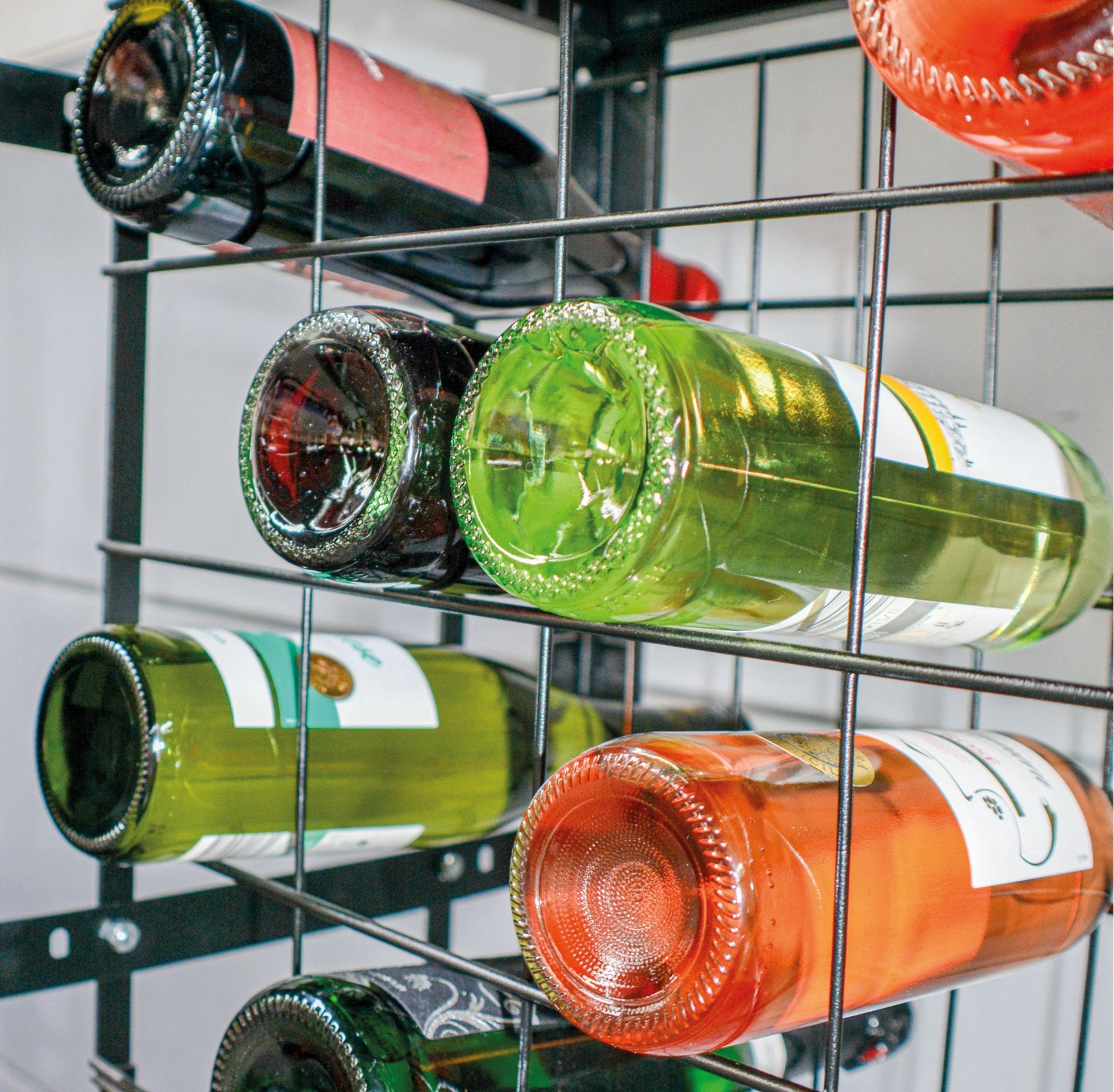 SCHULTE Regalwelt Weinregal für bis zu 96 Flaschen, 180x80x35 cm (HxBxT), s günstig online kaufen