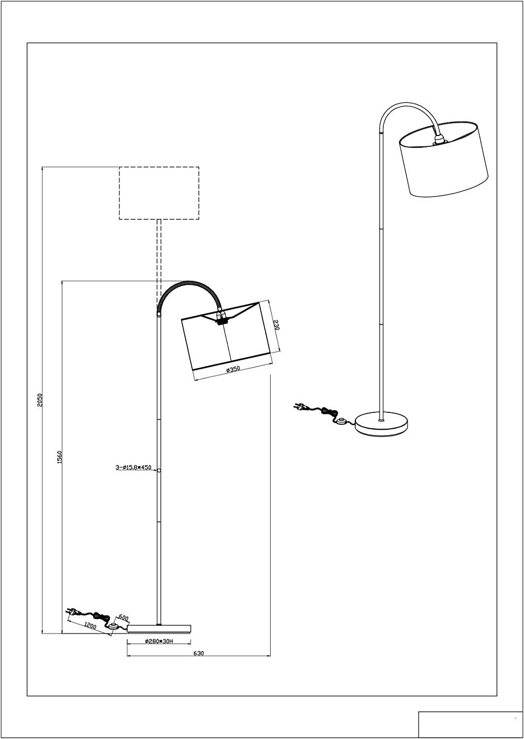 Stehleuchte, ohne Stehlampe, Benny, Leuchtmittel, Bogenleuchte, Bogenlampe lightling Bogenlampe