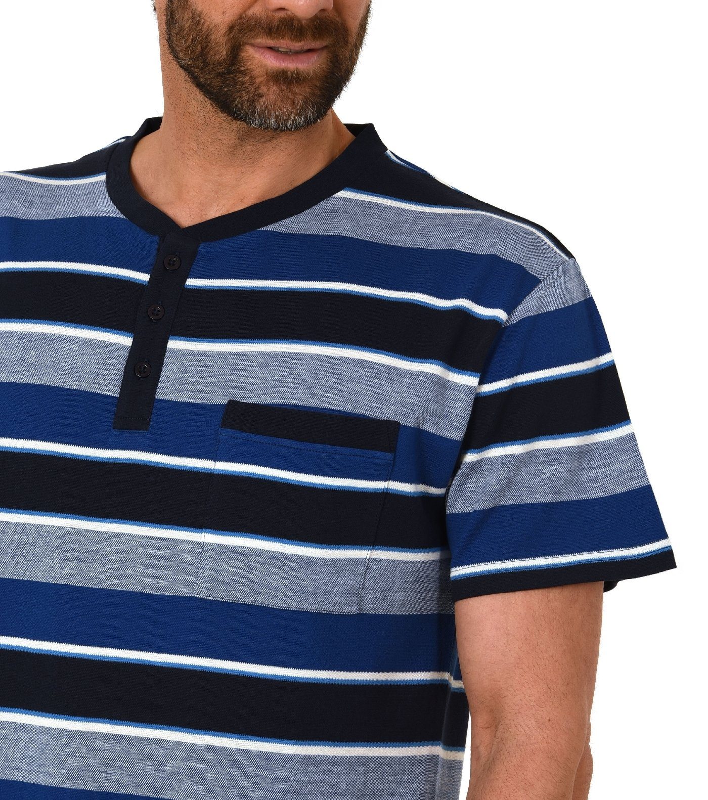 Normann Pyjama Herren Shorty Pyjama kurzarm günstig online kaufen